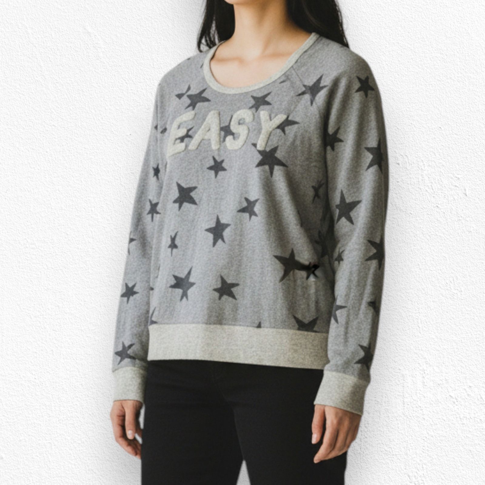 Sundry Sundry Gray Star Print Sweatshirt Size 1 Small Size S / US 4 / IT 40 - 3 Thumbnail