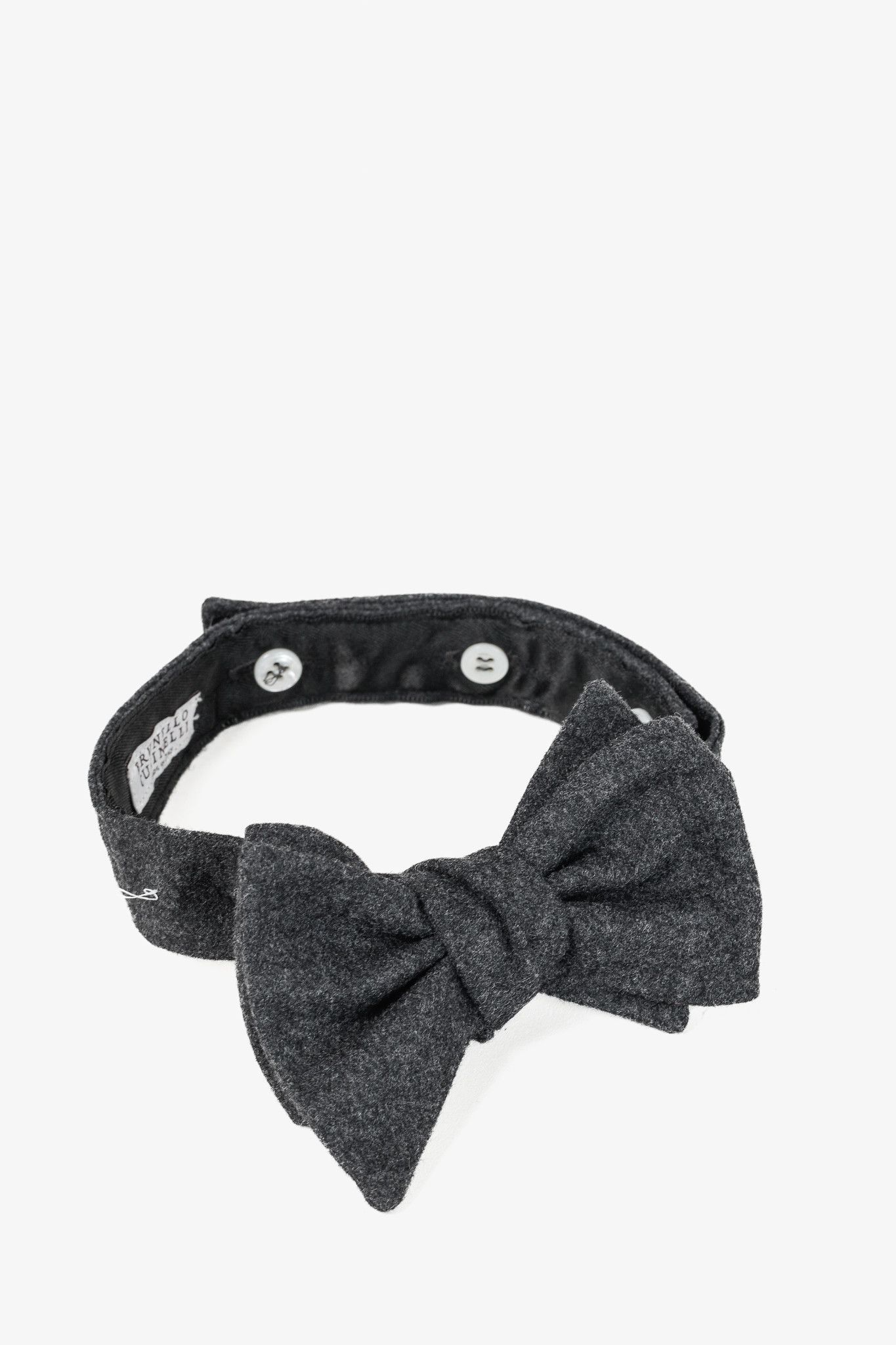 Brunello Cucinelli Brunello Cucinelli AW/13 Wool-Blend Flannel Bowtie Size ONE SIZE - 2 Thumbnail
