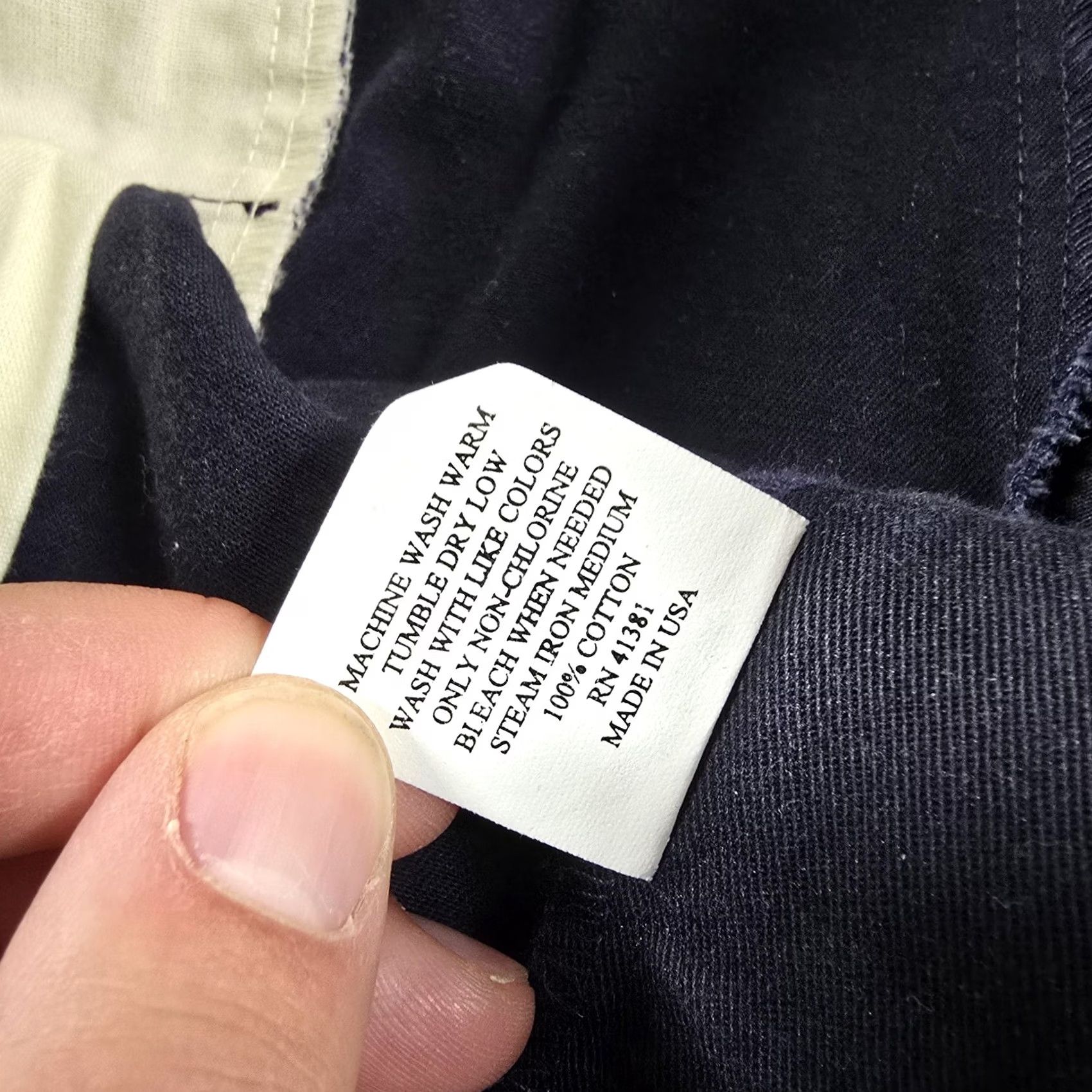 Polo Ralph Lauren Polo Ralph Lauren Pants Mens 37x24 Blue Pleated Classic Fit Chino Made USA Size US L / EU 52-54 / 3 - 5 Thumbnail