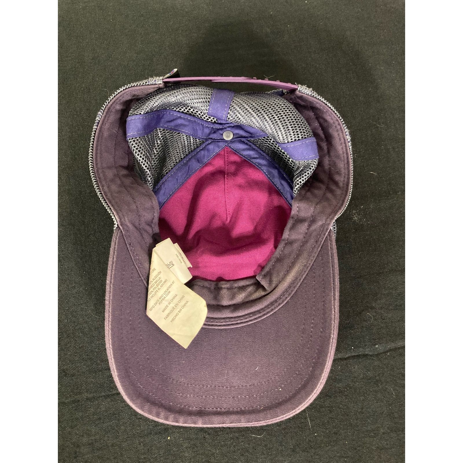 Patagonia Patagonia Adjustable Mesh Snapback Hat Blue Purple Size ONE SIZE - 7 Thumbnail
