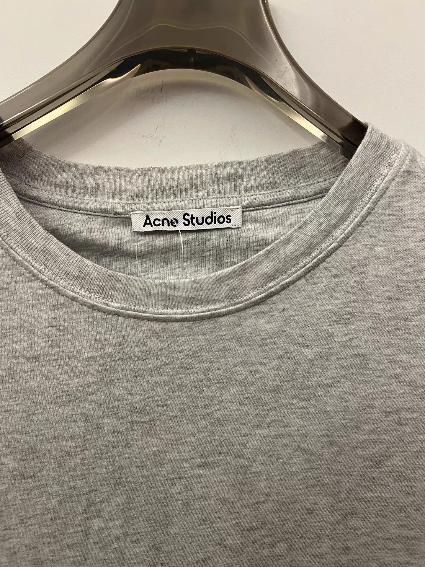 Acne Studios Acne gray oversized crew 5-sleeve T-shirt women's S Size S / US 4 / IT 40 - 2 Thumbnail