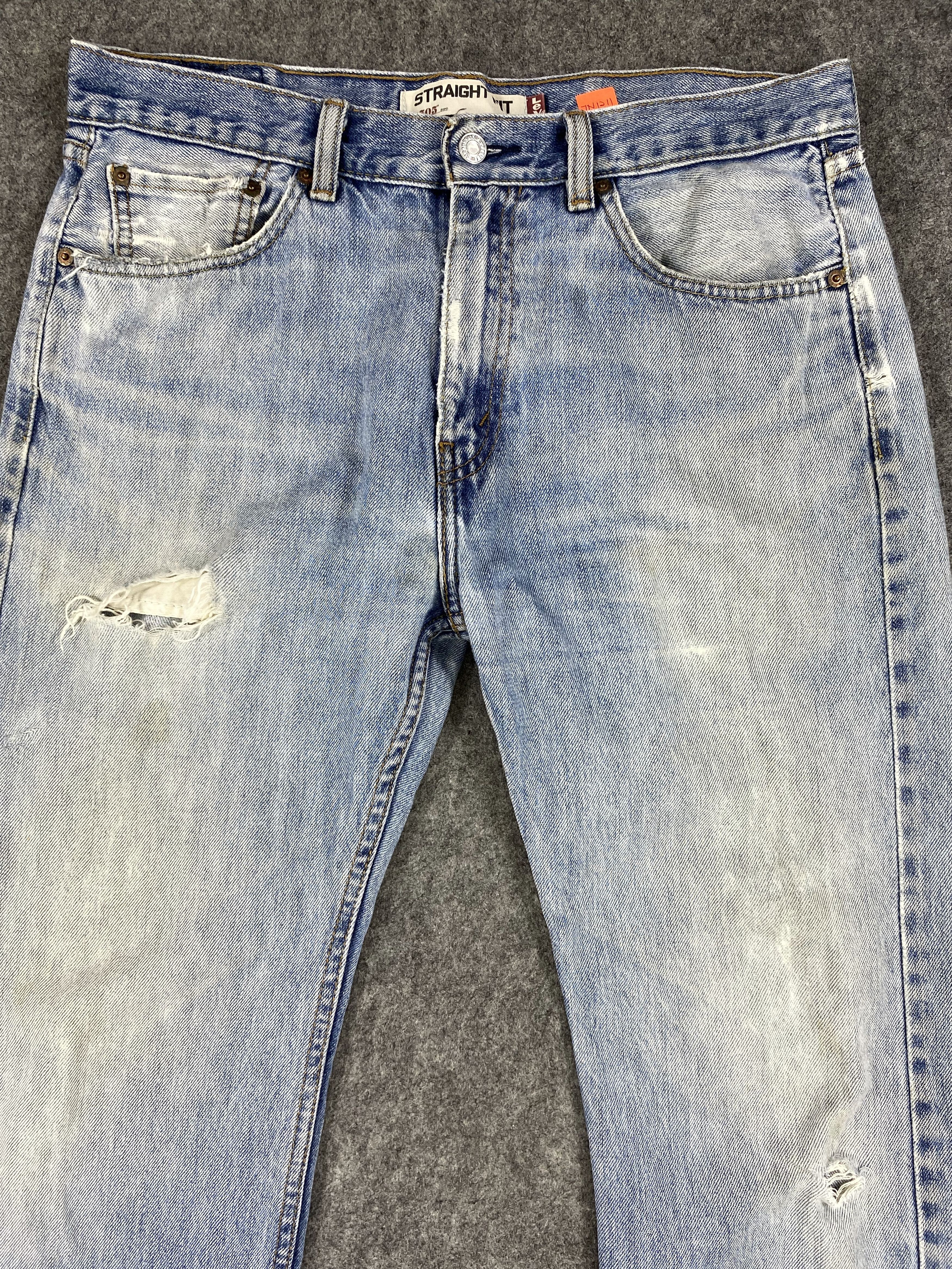 Japanese Brand Light Wash Vintage Levi's 505 Jeans 34x32 Denim -JN1211 Size US 34 / EU 50 - 3 Thumbnail