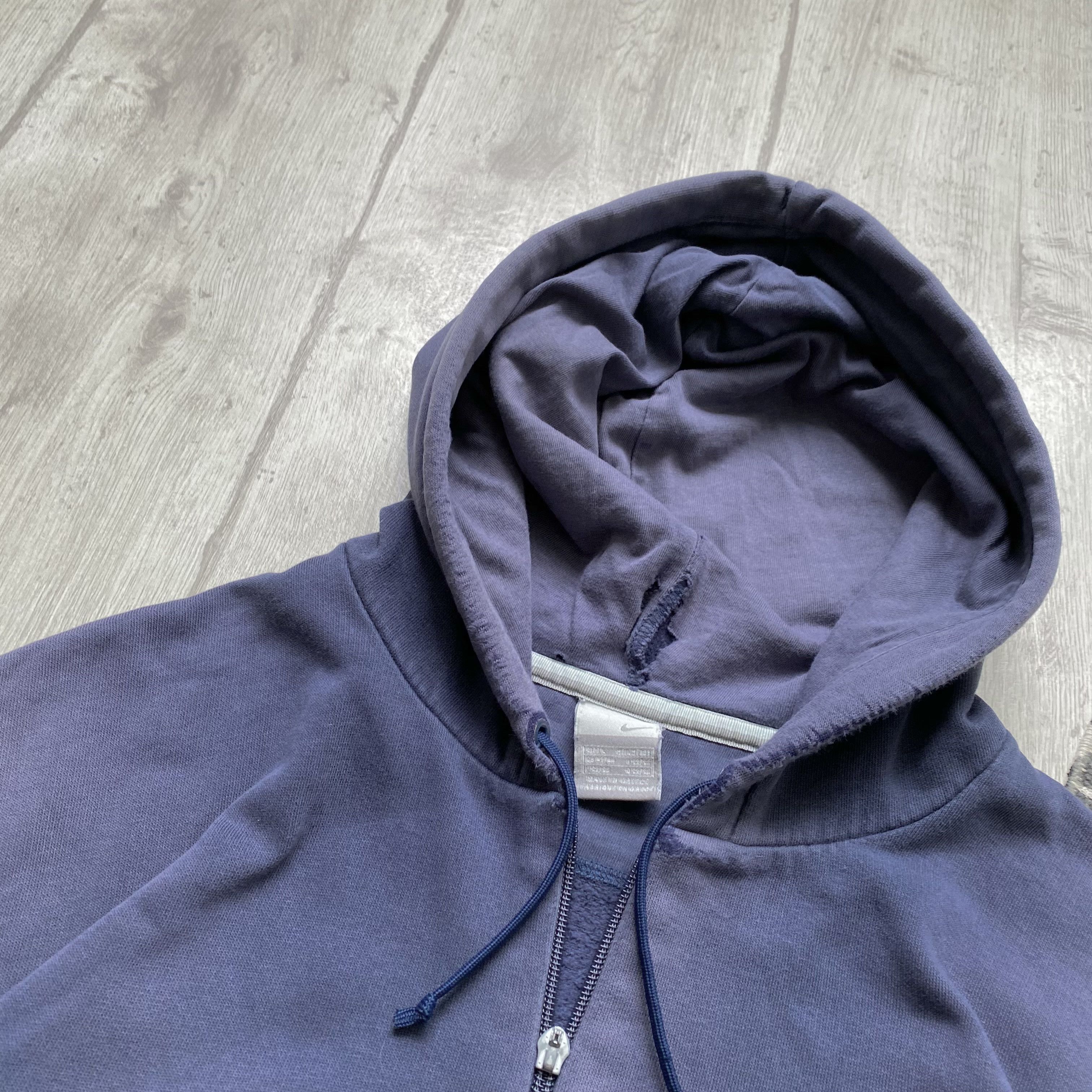 Nike ☠️ Thrashed Vintage 90s Nike zip hoodie Boxy fit Size US L / EU 52-54 / 3 - 9 Thumbnail