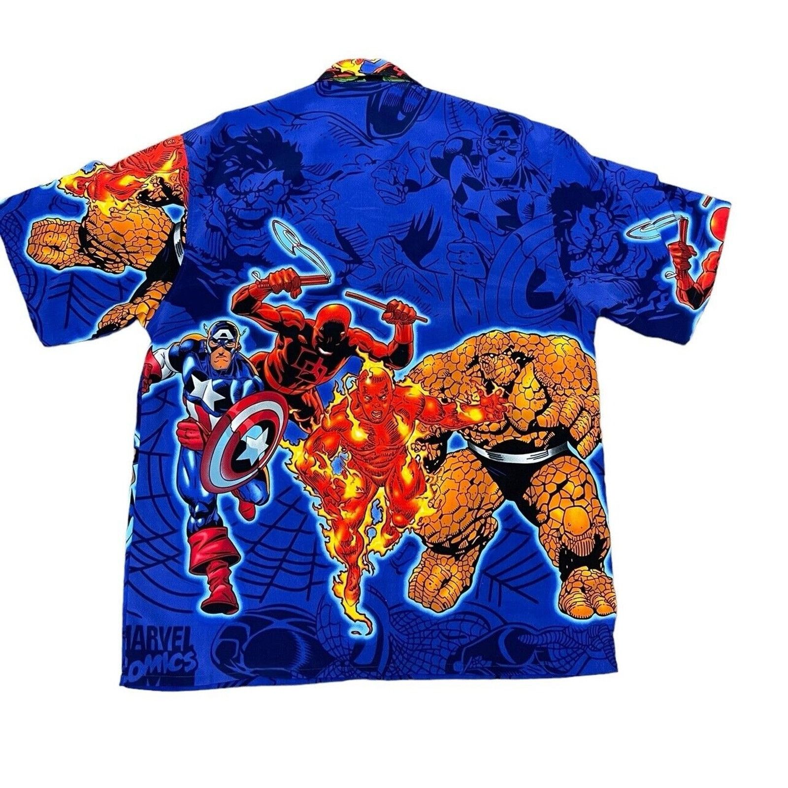 Marvel Comics Vintage 2001 Marvel Comics button down Shirt L Size US L / EU 52-54 / 3 - 7 Thumbnail