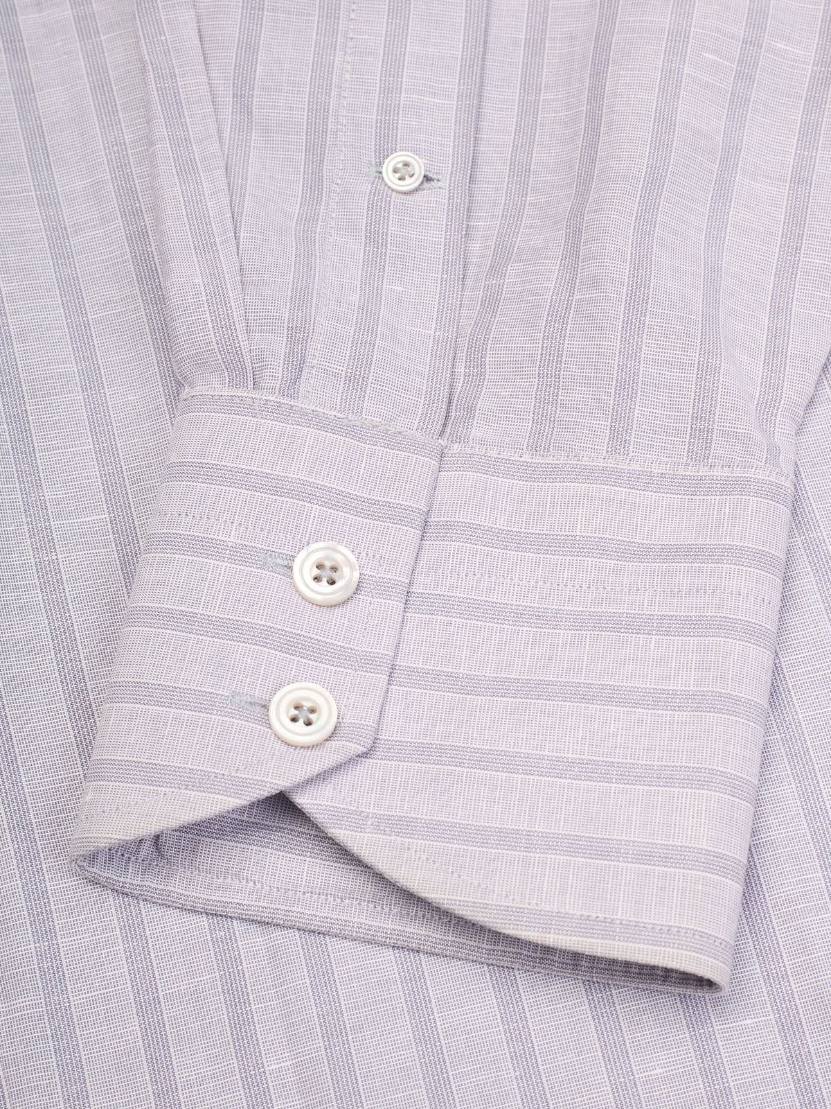 Tom Ford TOM FORD Gray Striped Cotton Dress Shirt EU 42 US 16.5 Size US M / EU 48-50 / 2 - 6 Thumbnail