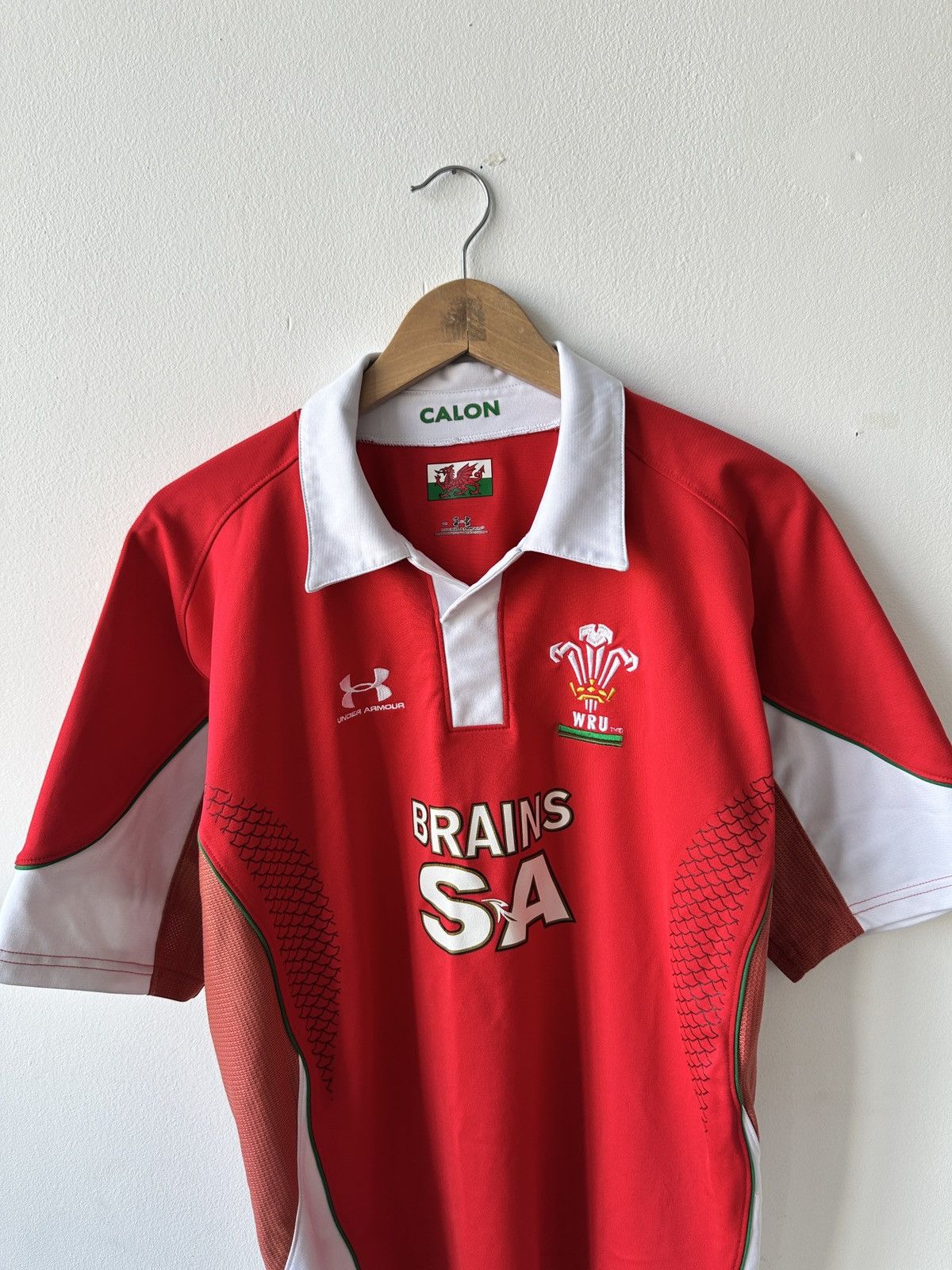 Under Armour Under Armour WRU Wales Rugby Jersey Shirt 2008/2009 Red Size US M / EU 48-50 / 2 - 4 Thumbnail