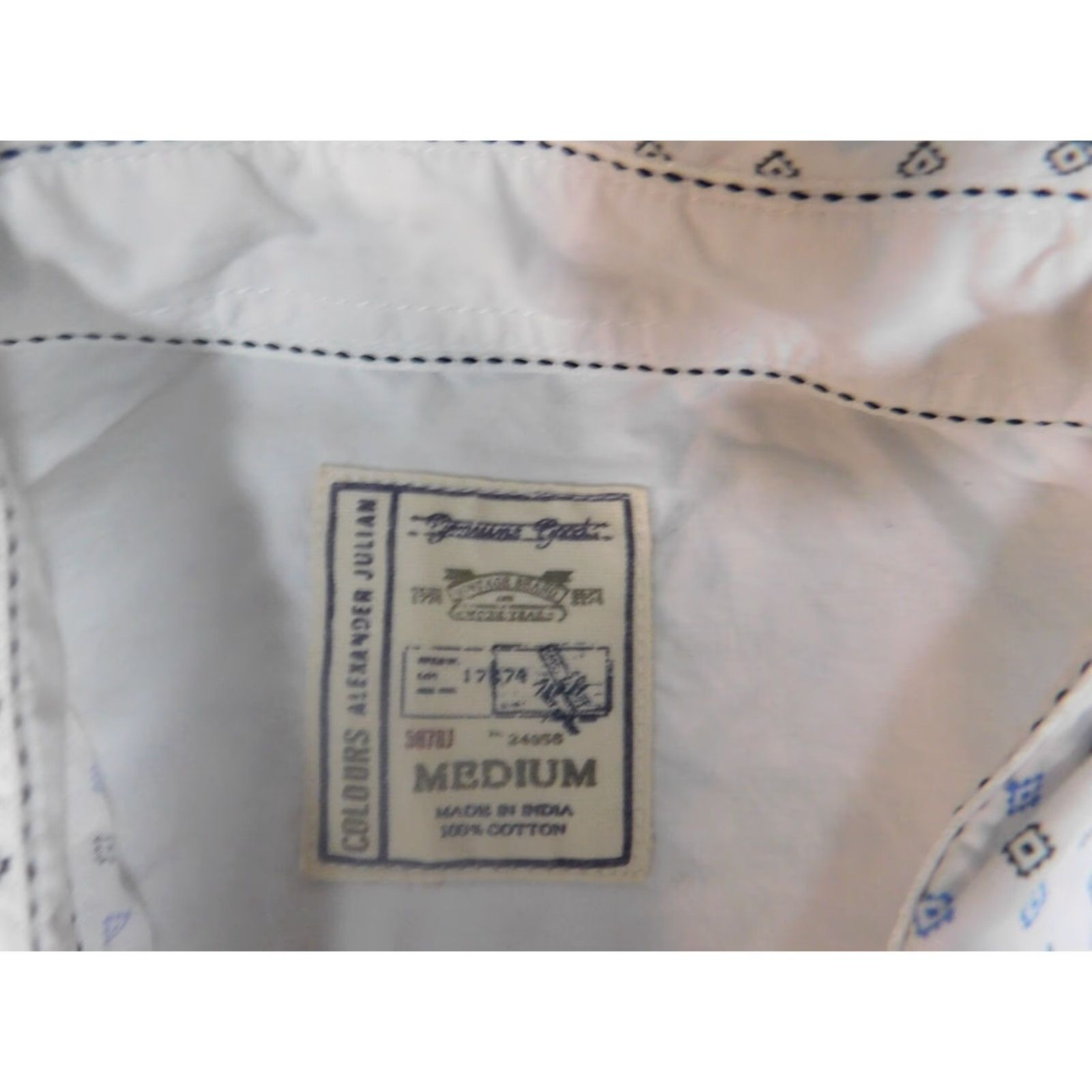 Alexander Julian Alexander Julian Shirt Mens Button-Up Size US M / EU 48-50 / 2 - 6 Thumbnail