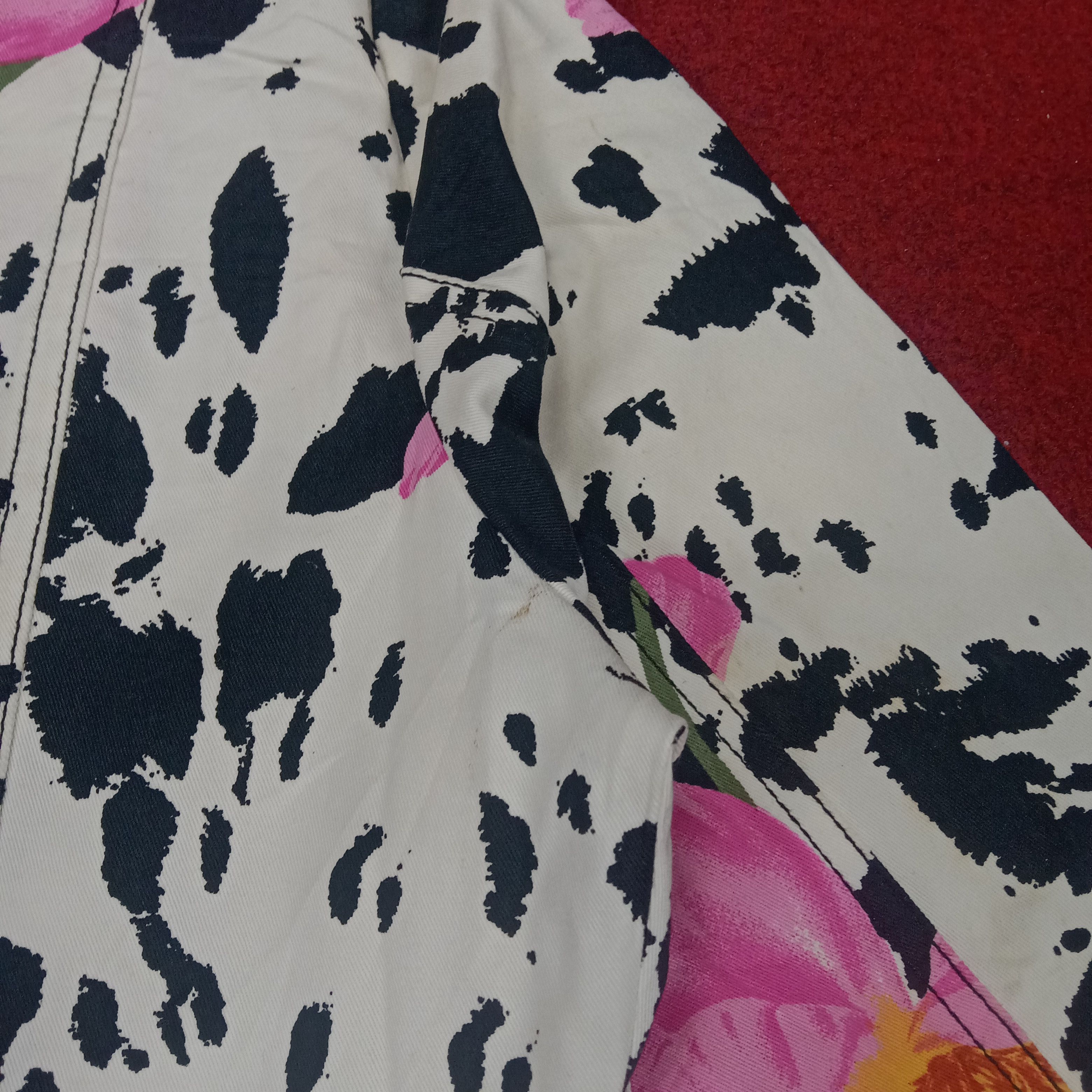 Japanese Brand × Kenzo × Vintage Kenzo Jeans Fashion Flowers Design Blazer Jacket Style Size XS / US 0-2 / IT 36-38 - 9 Thumbnail
