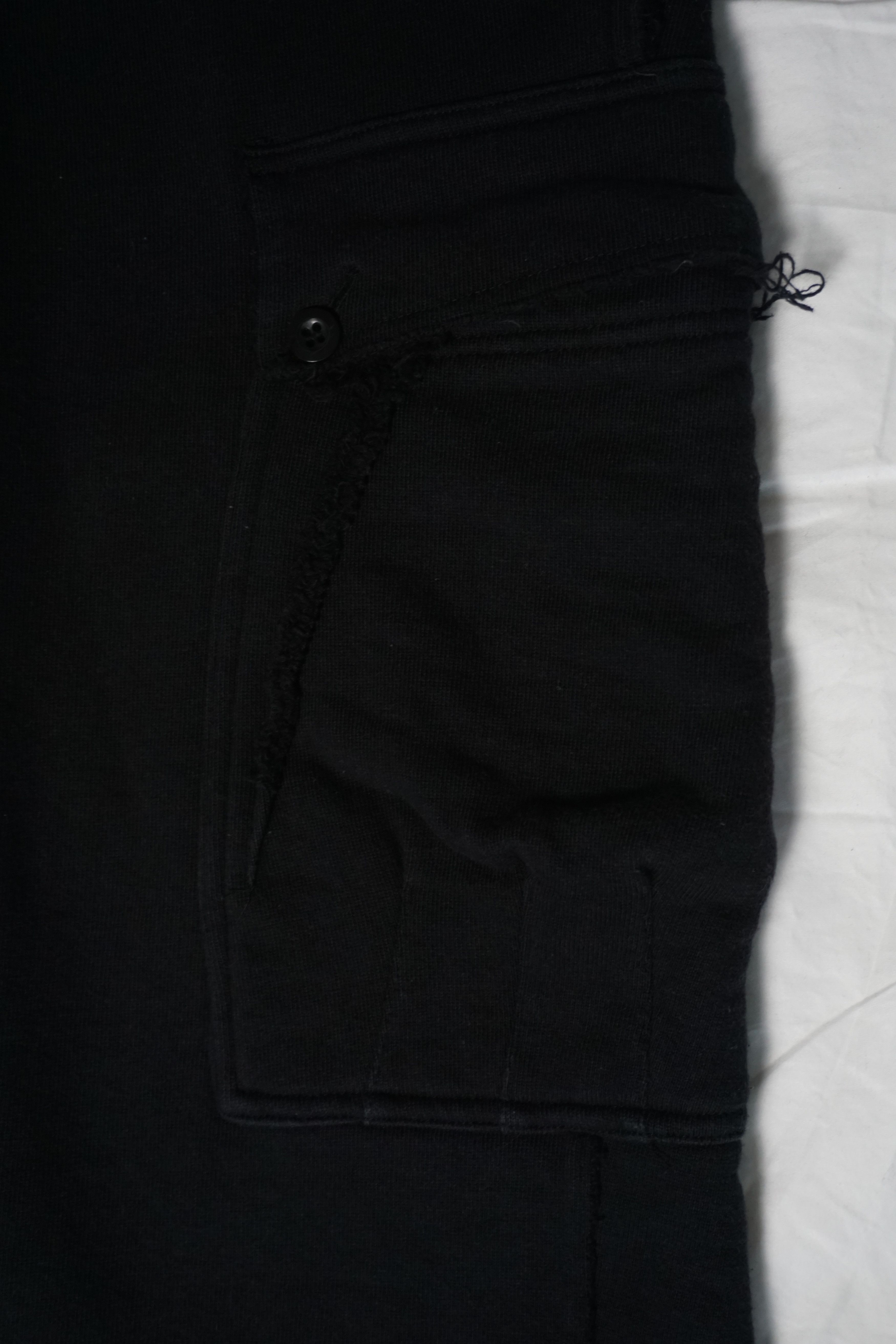 Yohji Yamamoto Distressed Cargo Shorts Size US 32 / EU 48 - 3 Thumbnail