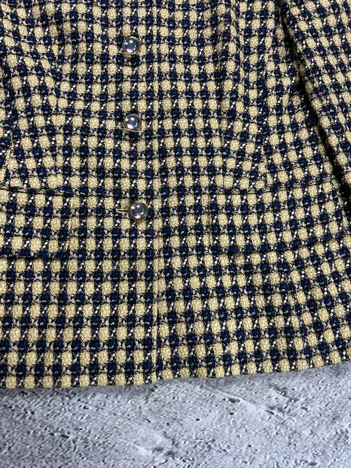Escada Escada vintage suit wool set blazer + skirt yellow Size XS / US 0-2 / IT 36-38 - 5 Thumbnail