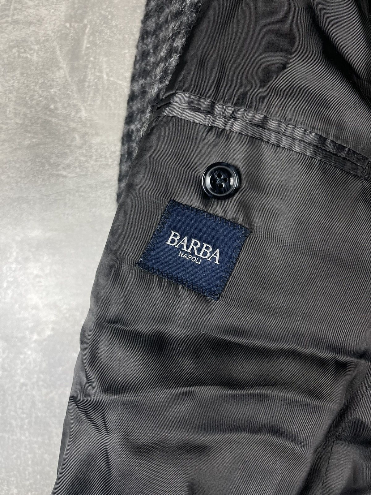 Barba Napoli Barba Napoli Wool Checkered Blend Overcoat Houndstooth Coat Size US M / EU 48-50 / 2 - 10 Thumbnail