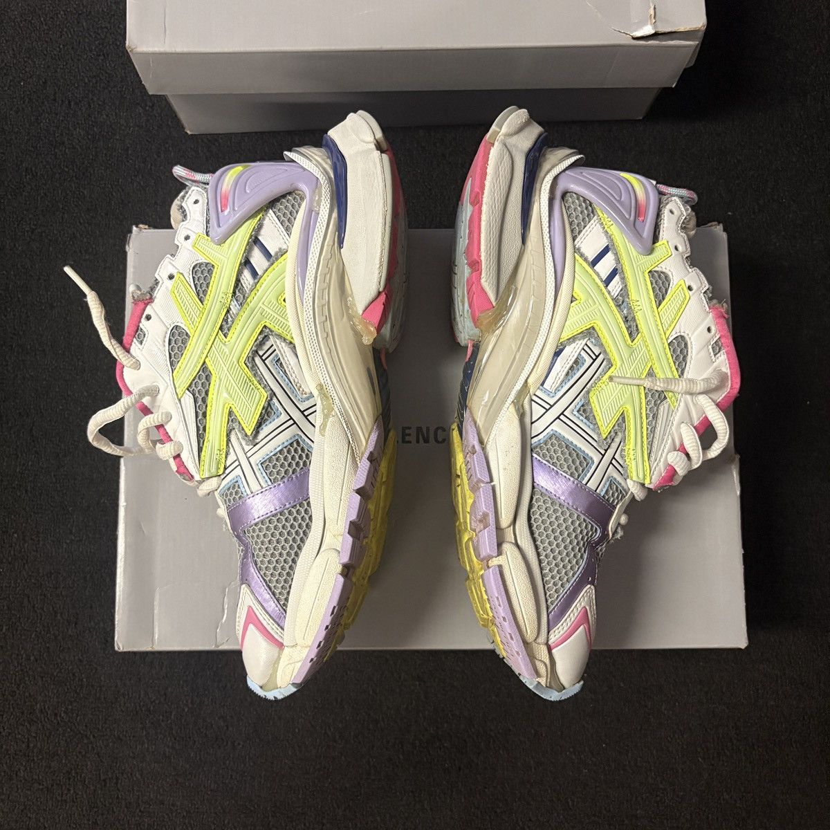 Balenciaga Balenciaga Runner Grey Multi Color Size US 12 / EU 45 - 6 Thumbnail