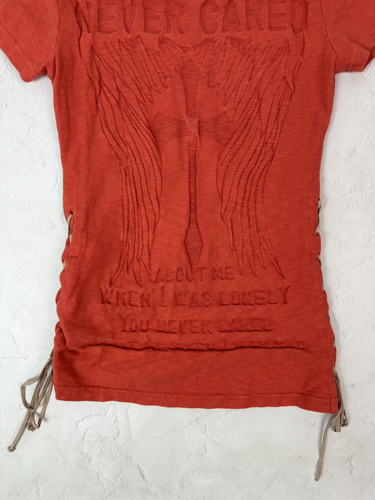Vintage Vintage Printed Orange Tee Size S / US 4 / IT 40 - 6 Thumbnail