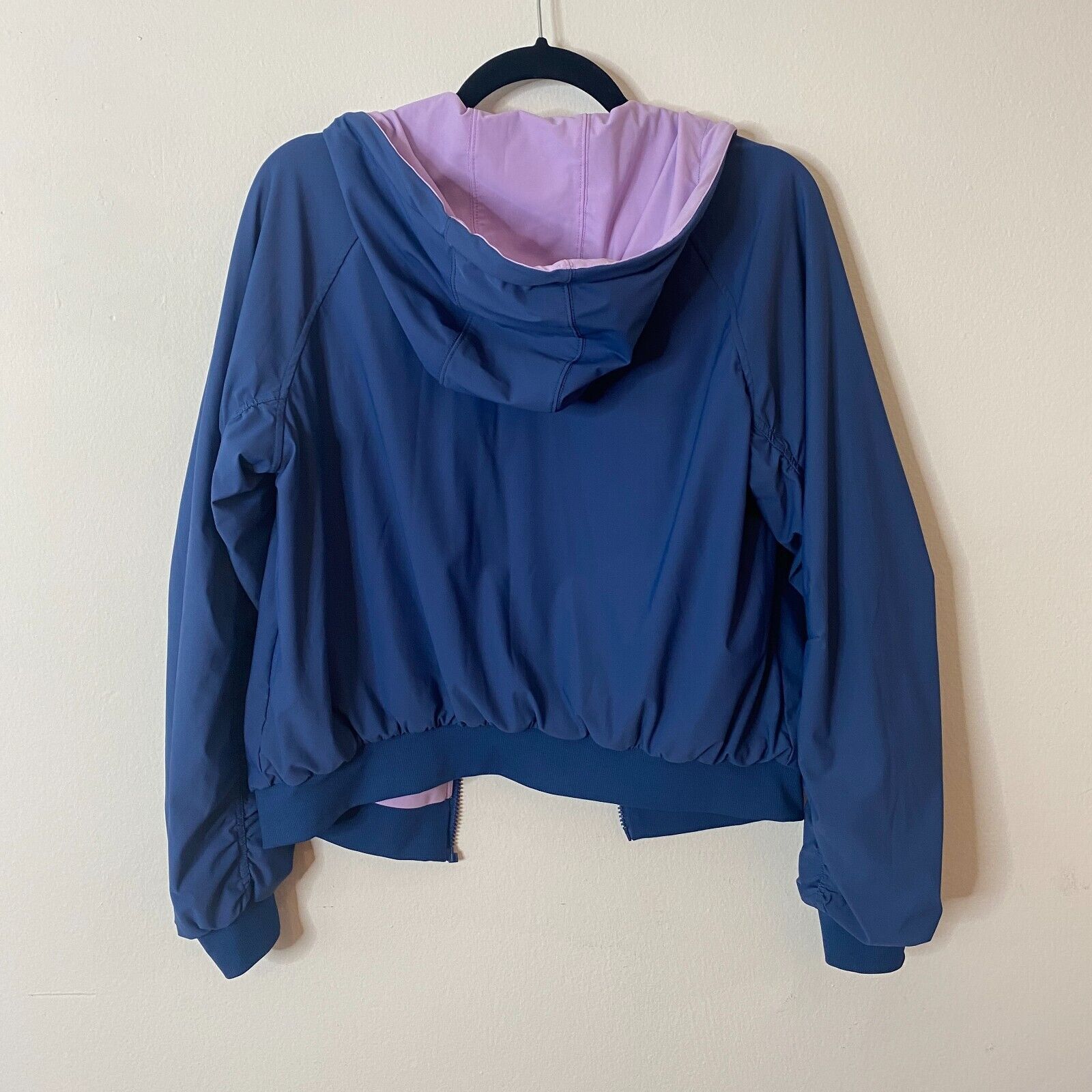 Other Lite Weight Blue & Lilac Reversible Zip Hoodie Jacket Size M / US 6-8 / IT 42-44 - 3 Thumbnail