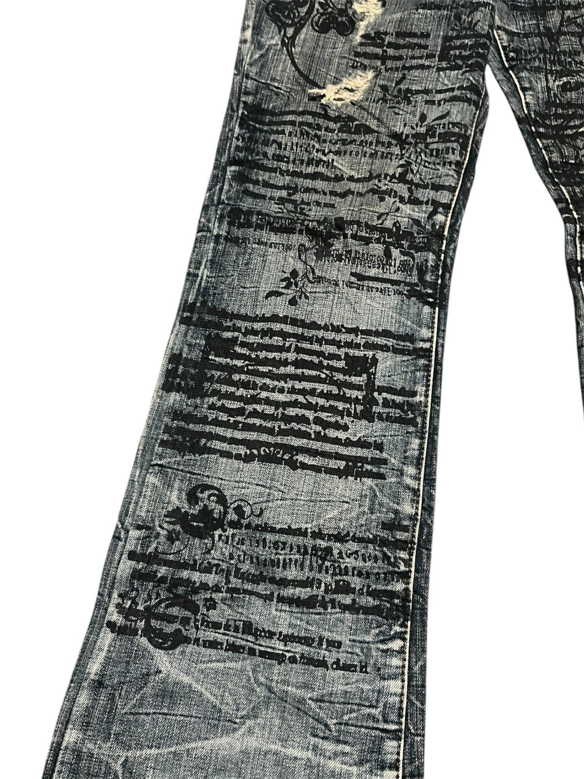 semanticdesign Semantic Design Peotic Punk Flare Jean Size US 32 / EU 48 - 3 Thumbnail