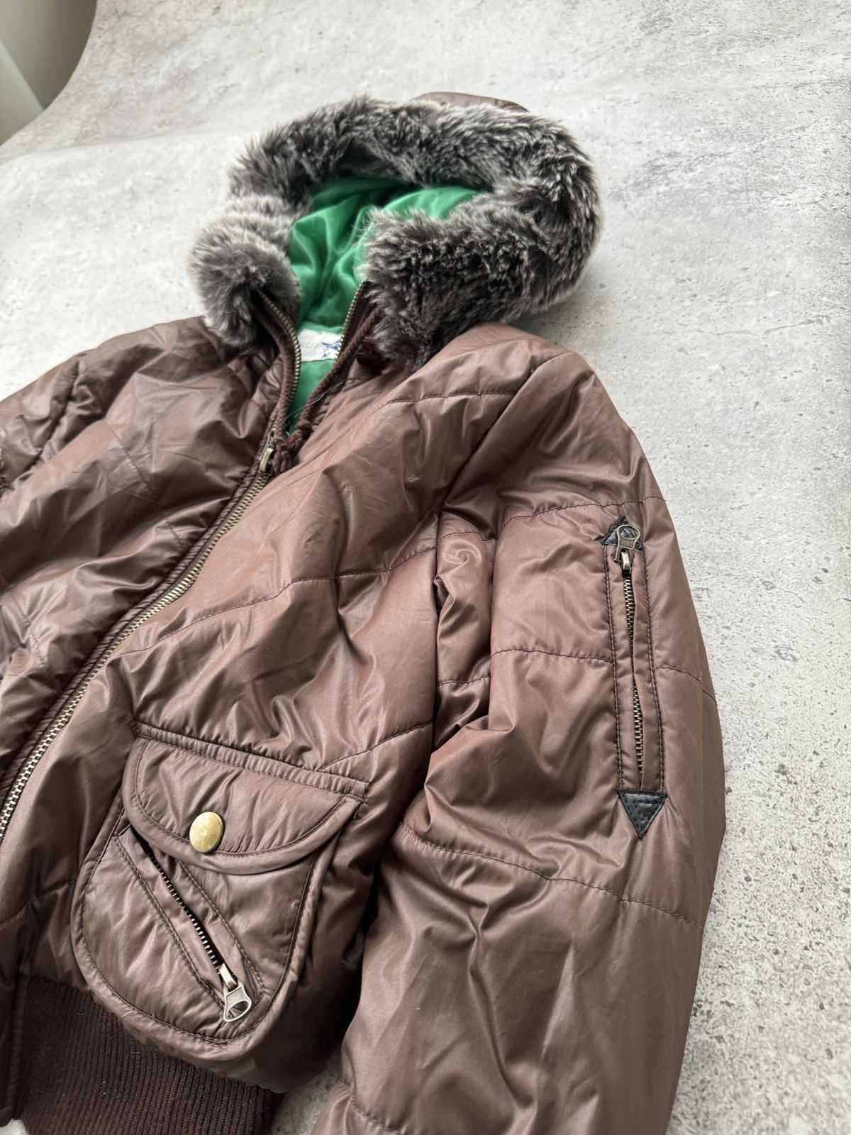 If Six Was Nine × Japanese Brand × Le Grande Bleu (L.G.B.) Vintage Japanese Y2K Cropped Bomber Ifsixwasnine style Size US S / EU 44-46 / 1 - 2 Thumbnail