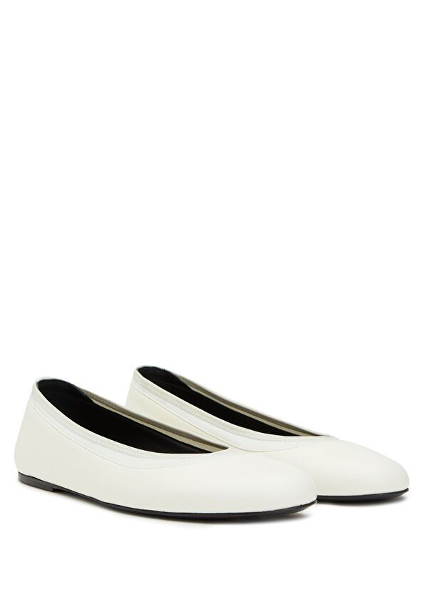 Loulou de Saison o1s22i1n1024 Frano Ballet Flats in White Size US 6 / IT 36 - 2 Thumbnail
