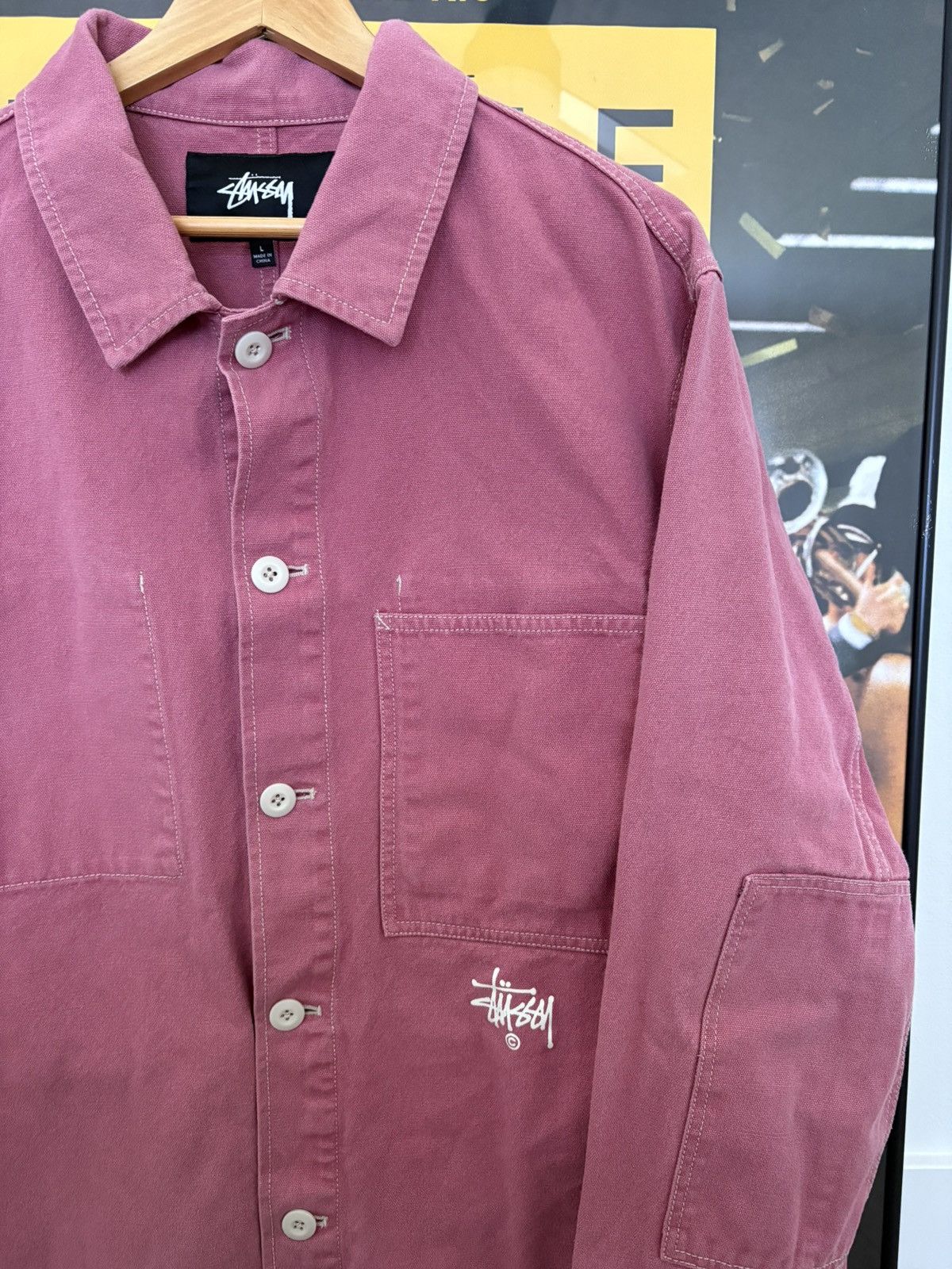 Stussy Stussy Pastel Work Chore Jacket Size US L / EU 52-54 / 3 - 4 Thumbnail