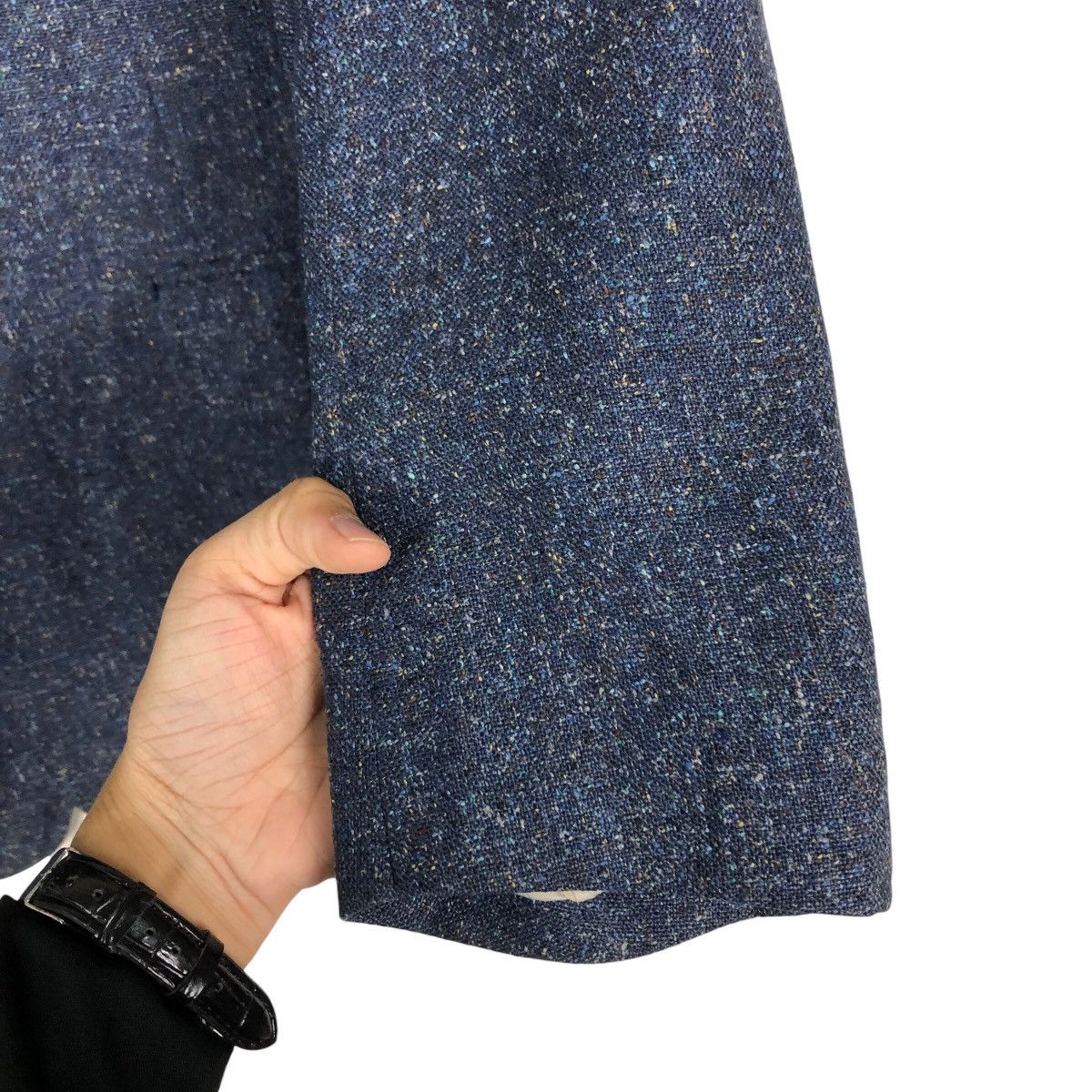 Burberry 🔥Vintage Wool Work Jacket Burberry London Double Breast Size US L / EU 52-54 / 3 - 15 Thumbnail
