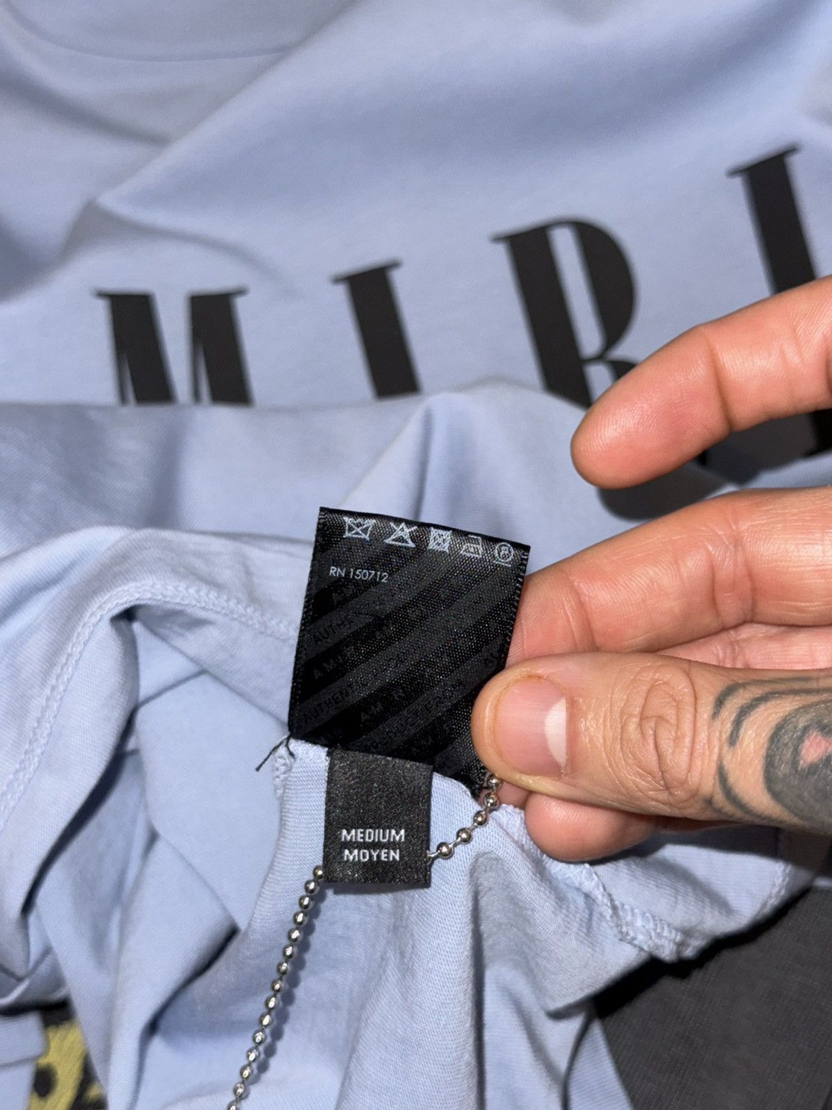Amiri Amiri core logo t shirt Size US M / EU 48-50 / 2 - 3 Thumbnail
