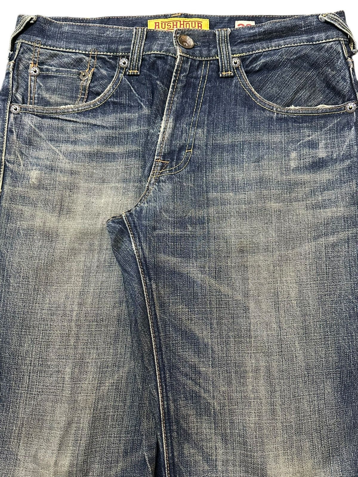Japanese Brand Vintage Japanese Brand Blue Faded Wash Style Loose Jeans Size US 32 / EU 48 - 4 Thumbnail