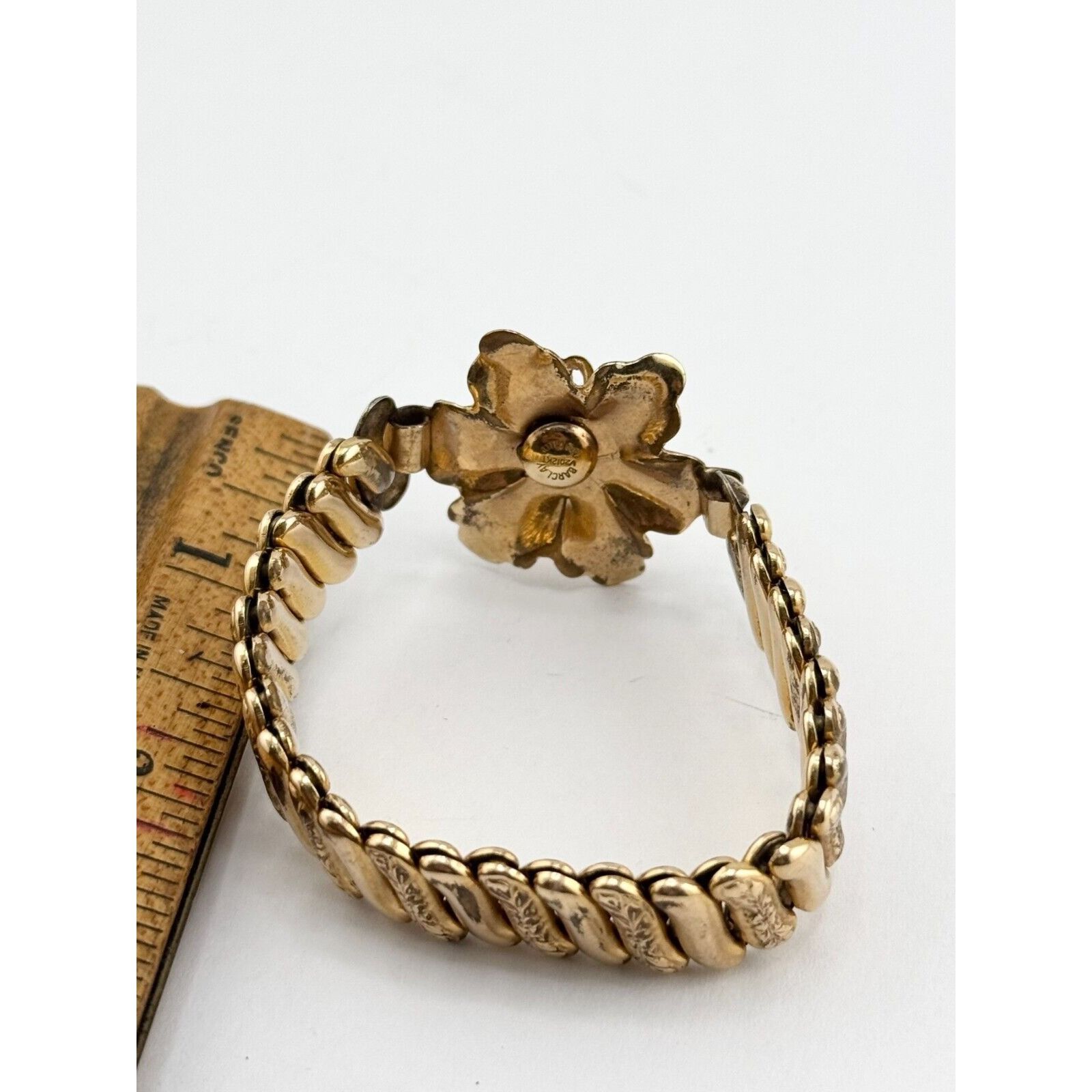 Vintage Vintage Barclay 1/20 12K Gold Filled Flower Expansion Sweeth Size ONE SIZE - 6 Thumbnail