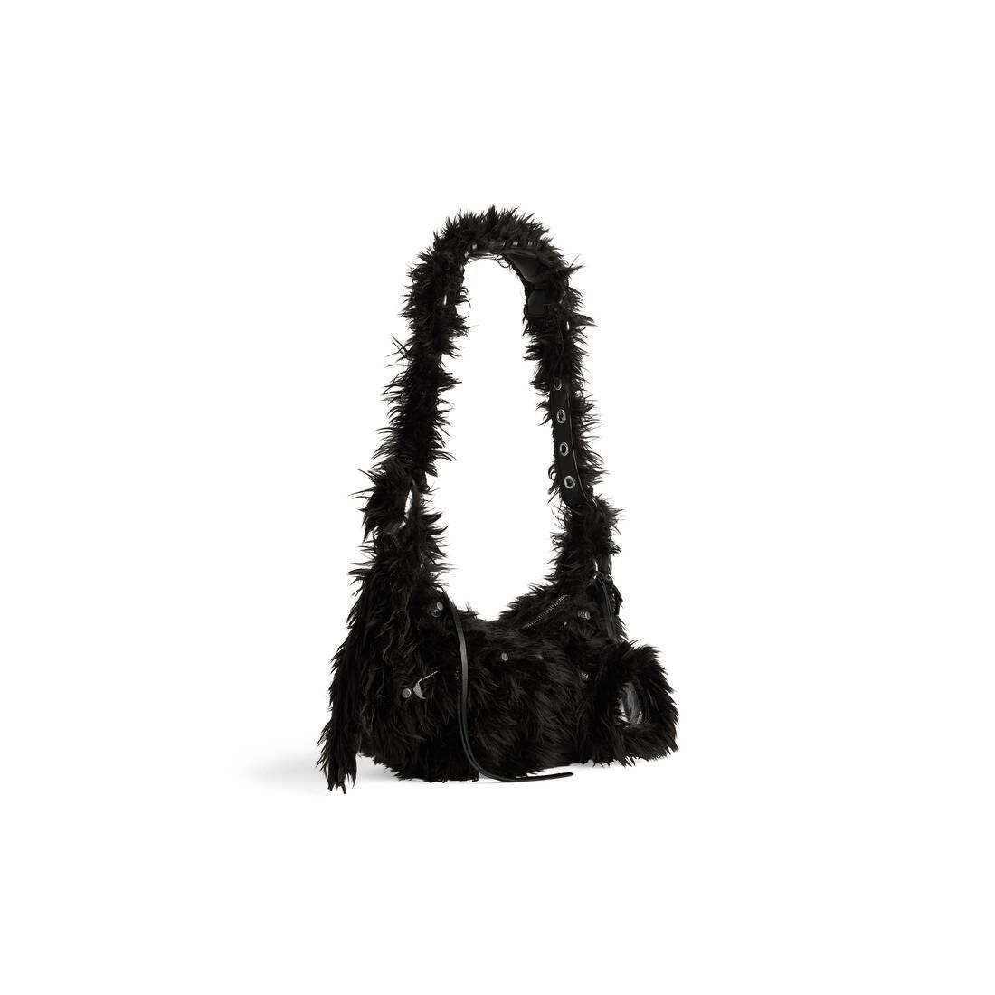 Balenciaga o1la1rc1a0825 Furry Le Cagole XS Shoulder Bag Fur Size ONE SIZE - 4 Thumbnail