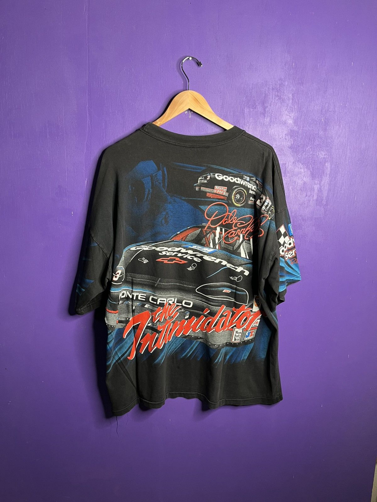 NASCAR × Vintage Vintage 1996 Dale Earnhardt intimidator AOP t-shirt Size US XXL / EU 58 / 5 - 2 Thumbnail