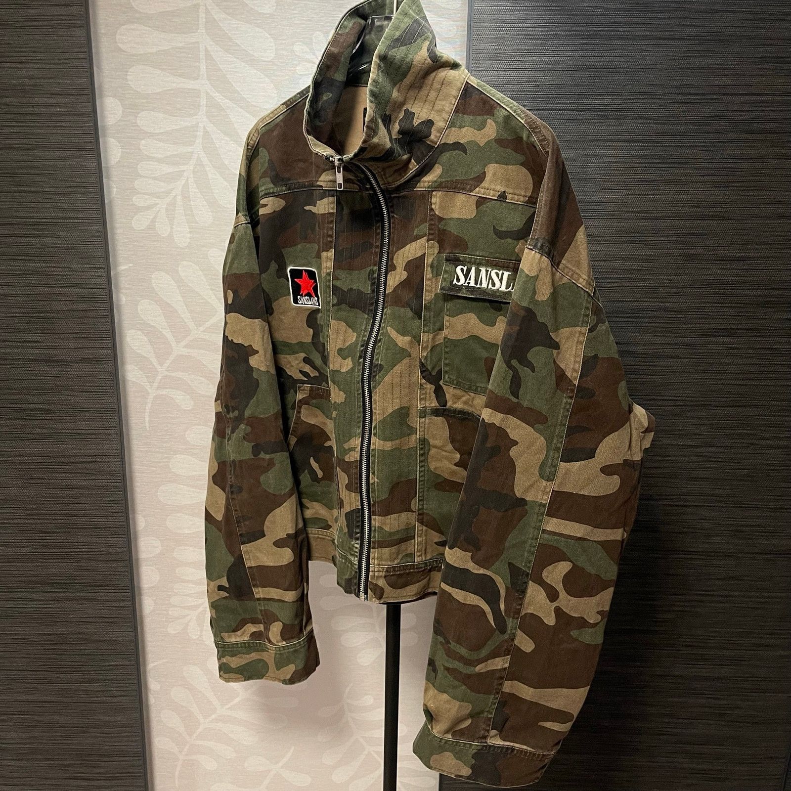 Japanese Brand Camouflage American Flag Military Denim Jacket Size US M / EU 48-50 / 2 - 4 Thumbnail