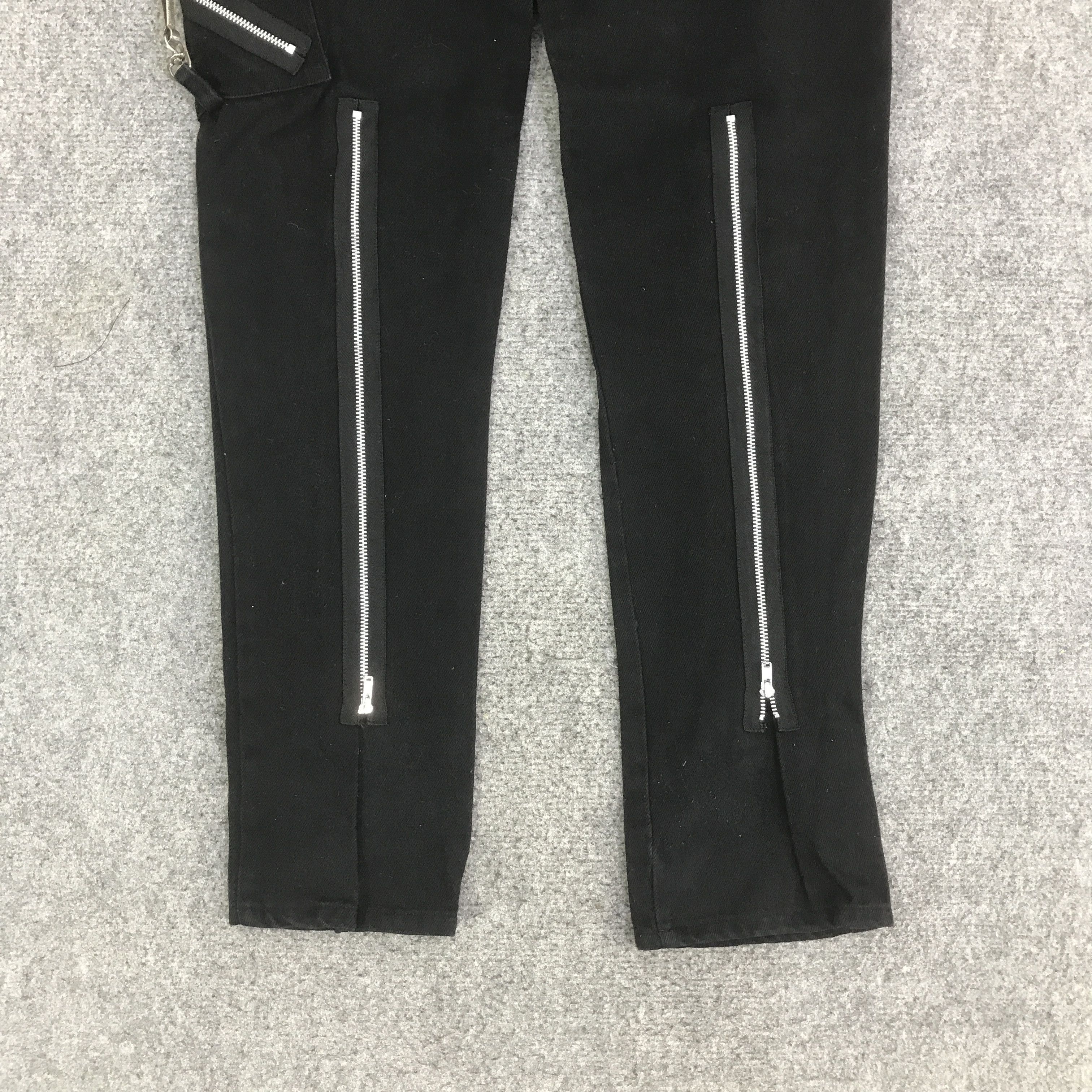 Japanese Brand 666 JAPAN BLACK PUNK IFSIXWASNINE STYLE PANT K130B15 Size US 32 / EU 48 - 6 Thumbnail