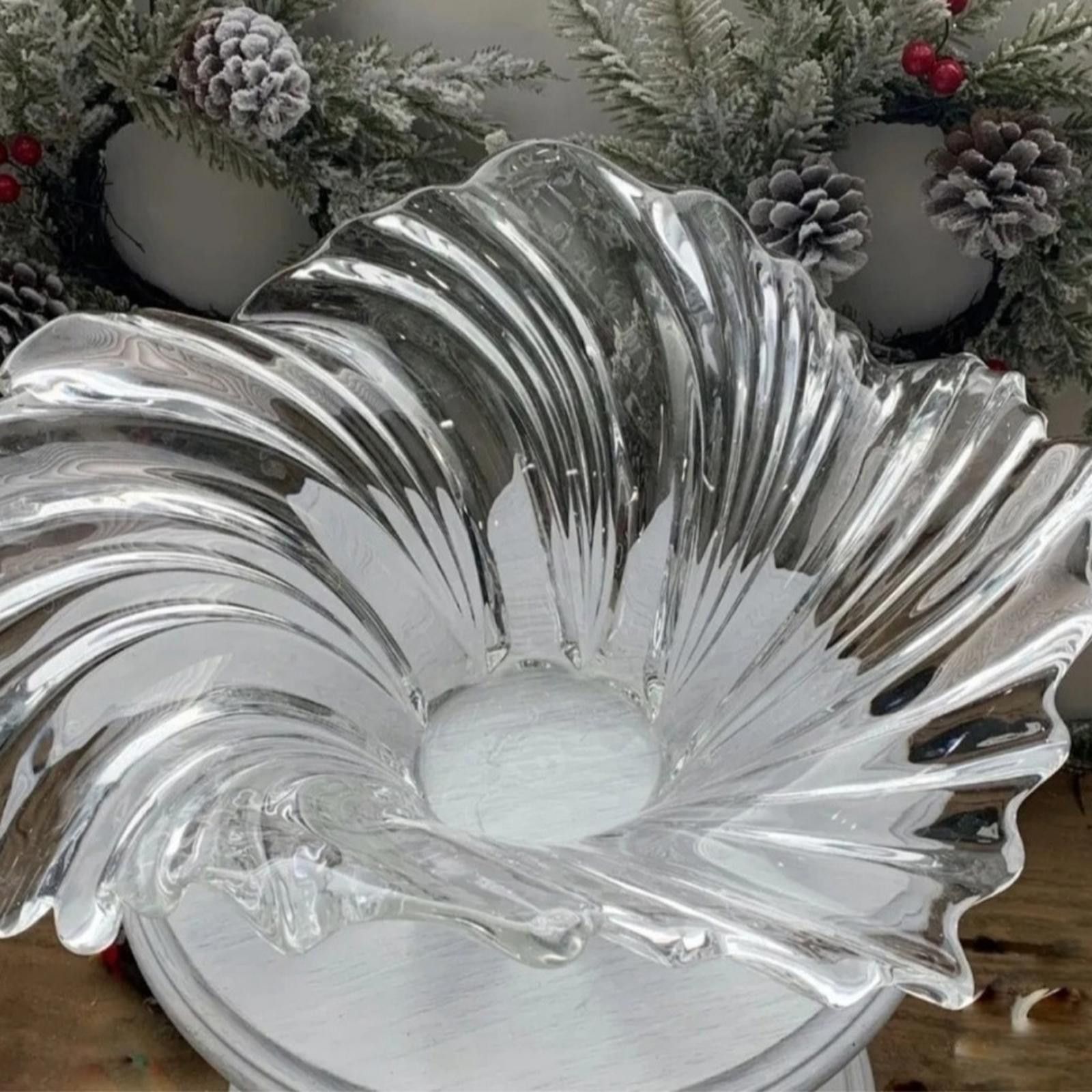 Other MIKASA Belle Epoque Bowl EUC Elegant Glass Art Sculptur Size ONE SIZE - 4 Thumbnail