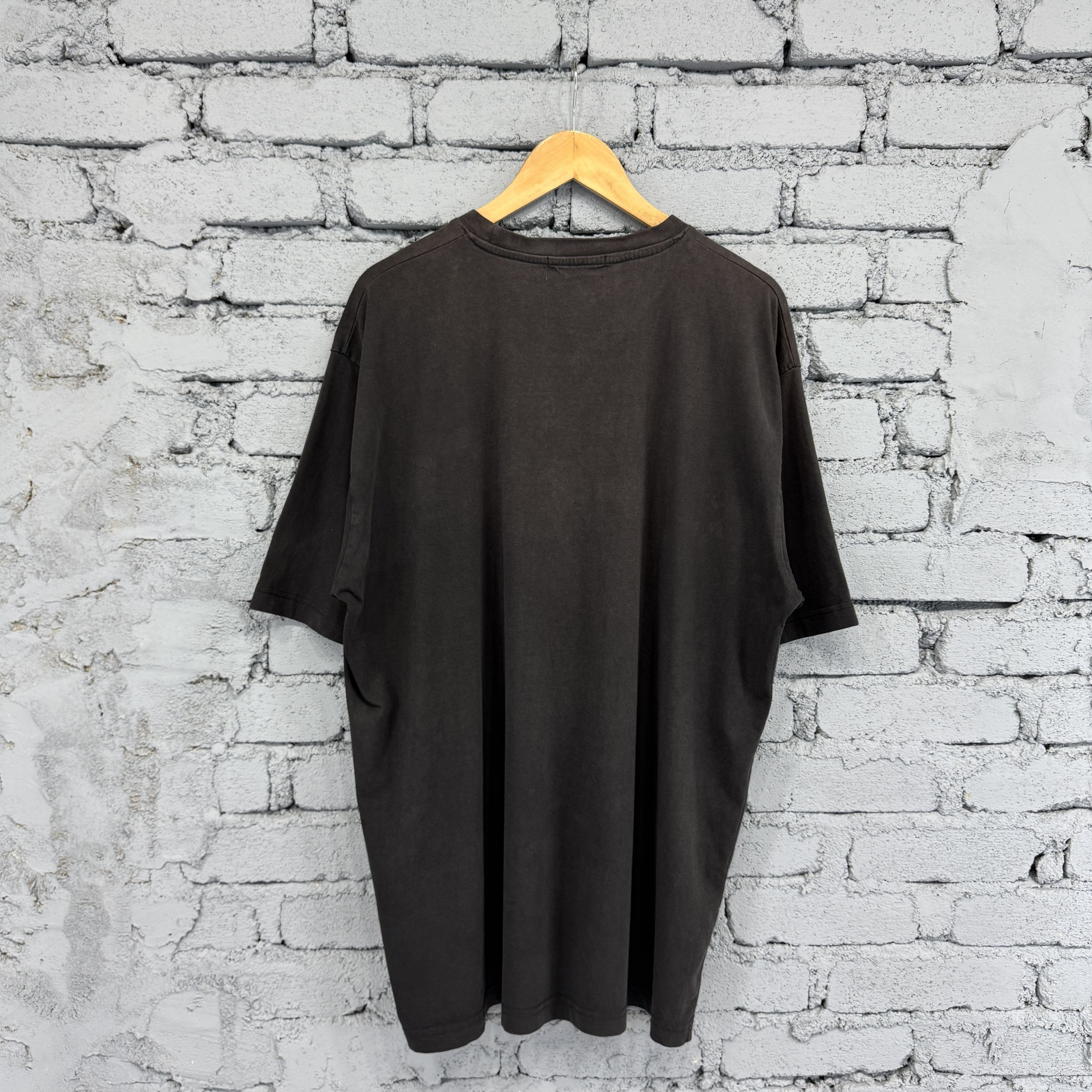 Japanese Brand Text Story Print Sunfaded Tshirt