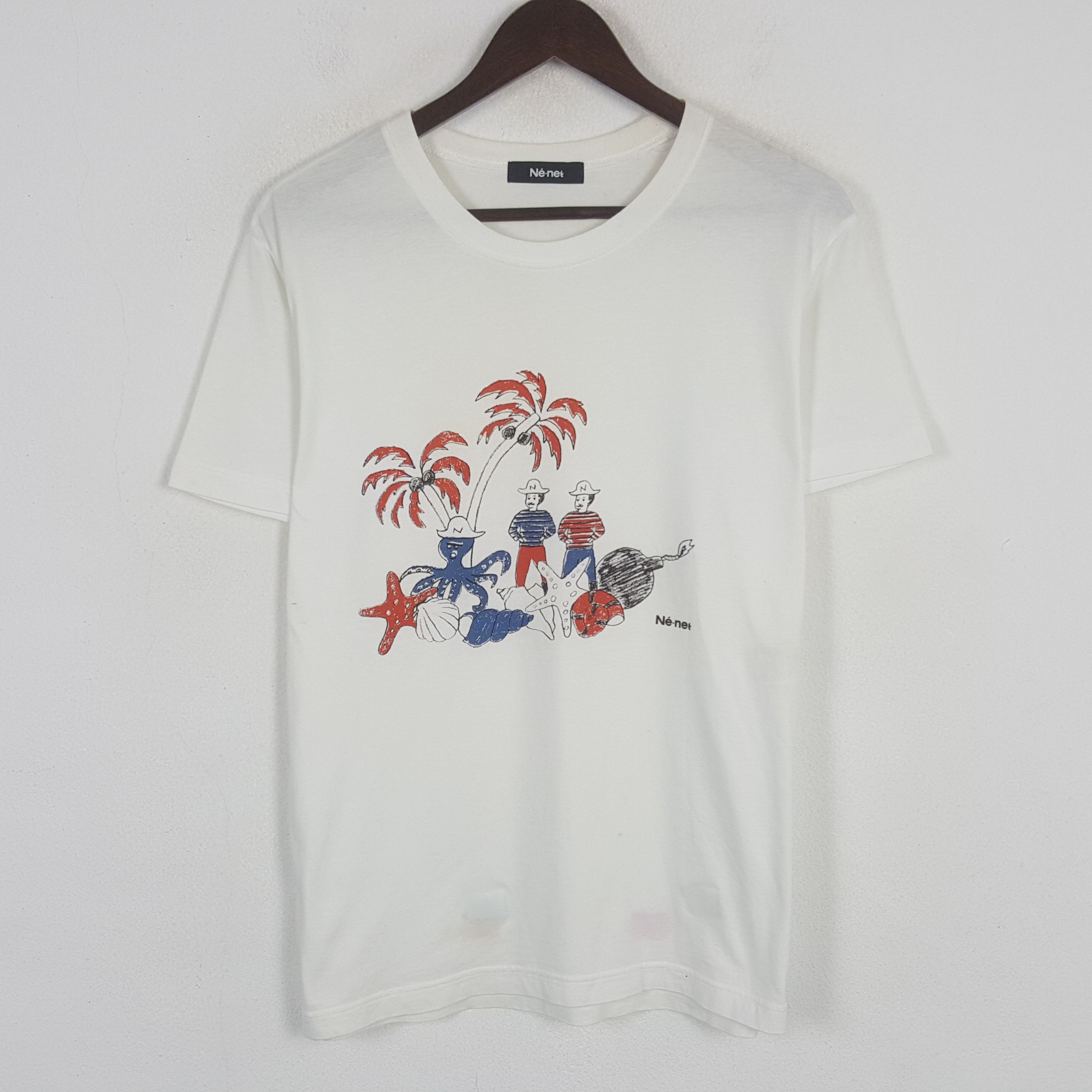 Japanese Brand × Ne-Net × Vintage Vintage Ne-Net by Issey Miyake Art T-shirt Size US M / EU 48-50 / 2 - 1 Thumbnail