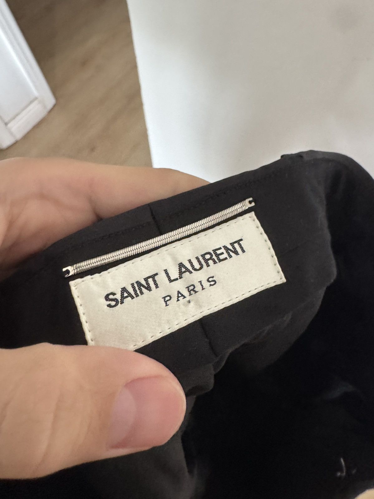 Saint Laurent Paris Silk Pleated Trousers Runway Size US 30 / EU 46 - 4 Thumbnail