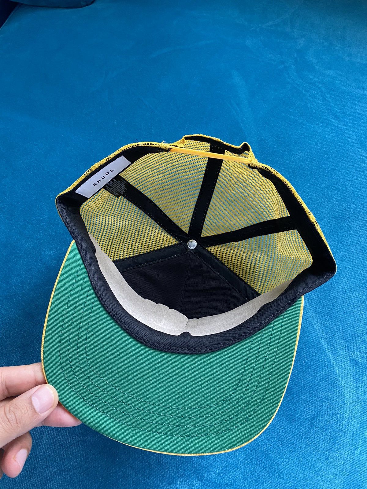 Rhude Rhude Classique Trophy Series Snap Back Trucker Cap Size ONE SIZE - 6 Thumbnail