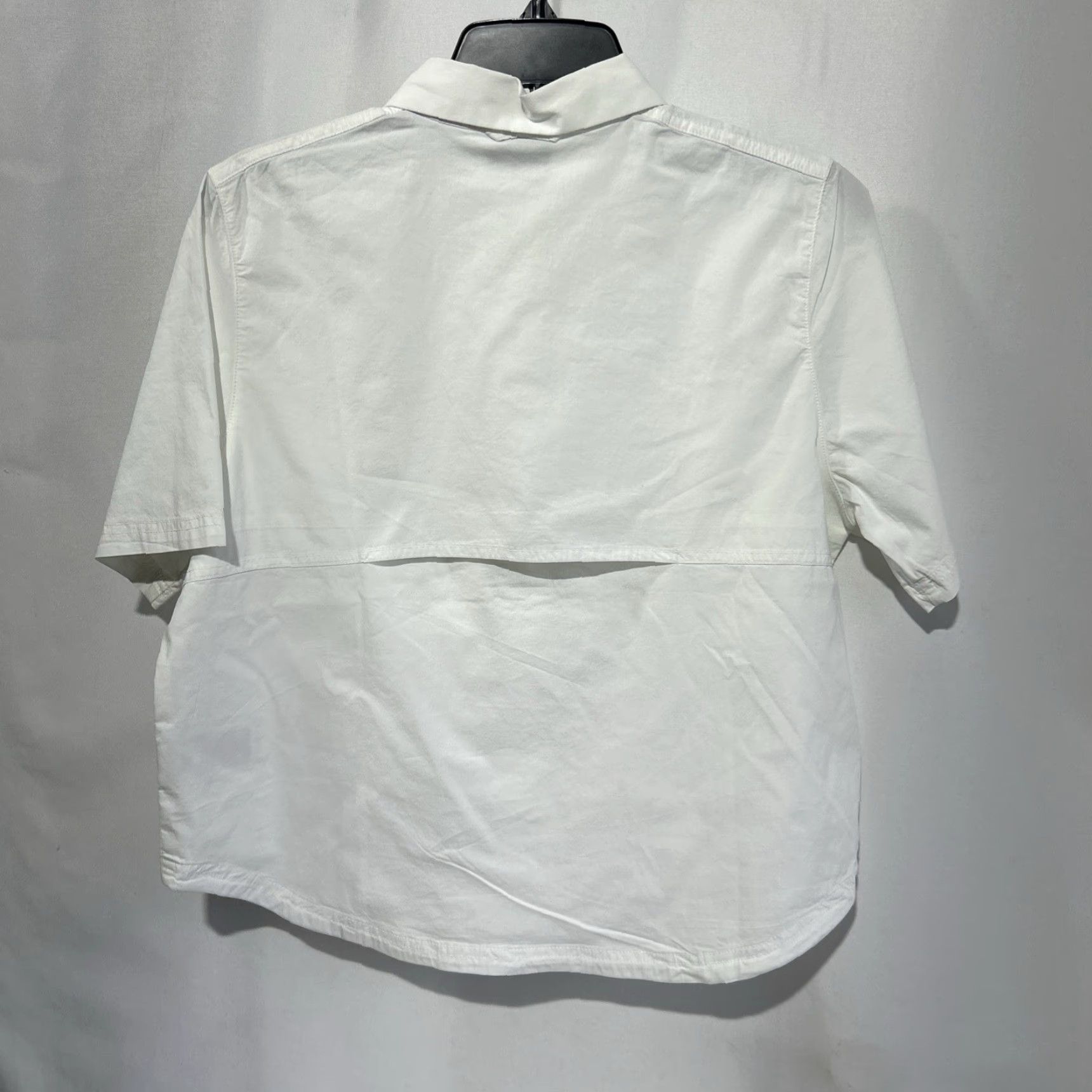 Vintage Columbia Shirt Womens Size S White Brea Falls Woven Short Sleeve Button Up Shirt Size S / US 4 / IT 40 - 3 Thumbnail