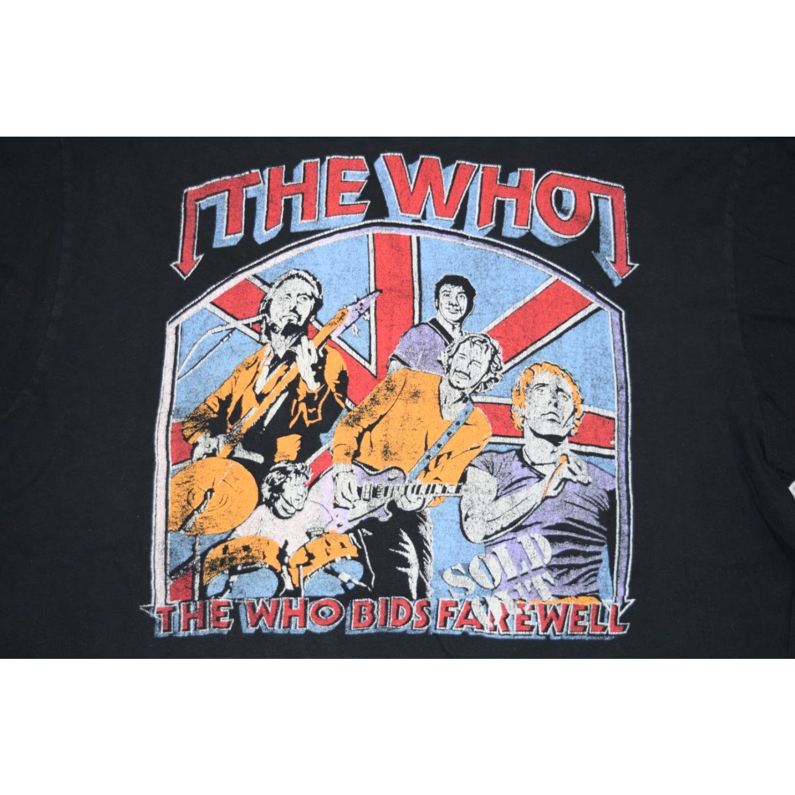 Bravado VINTAGE THE WHO Farewell Tour T-Shirt 2005 Graphic Tee Black XL Mens Size US XL / EU 56 / 4 - 7 Thumbnail
