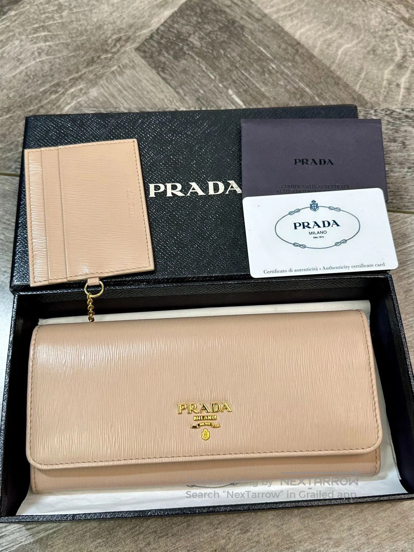 Prada Prada Long Snap Wallet Clutch Set. Size ONE SIZE - 4 Thumbnail