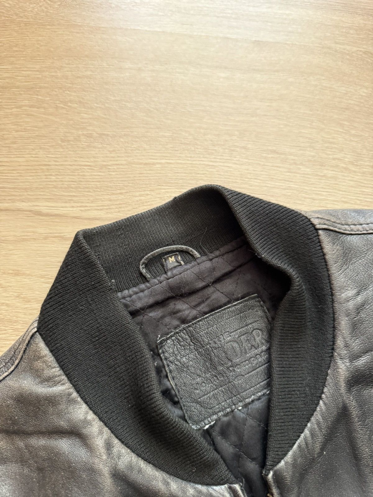 Genuine Leather Vintage Trader Genuine Leather Moto Racing Bomber Jacket Size US L / EU 52-54 / 3 - 12 Thumbnail