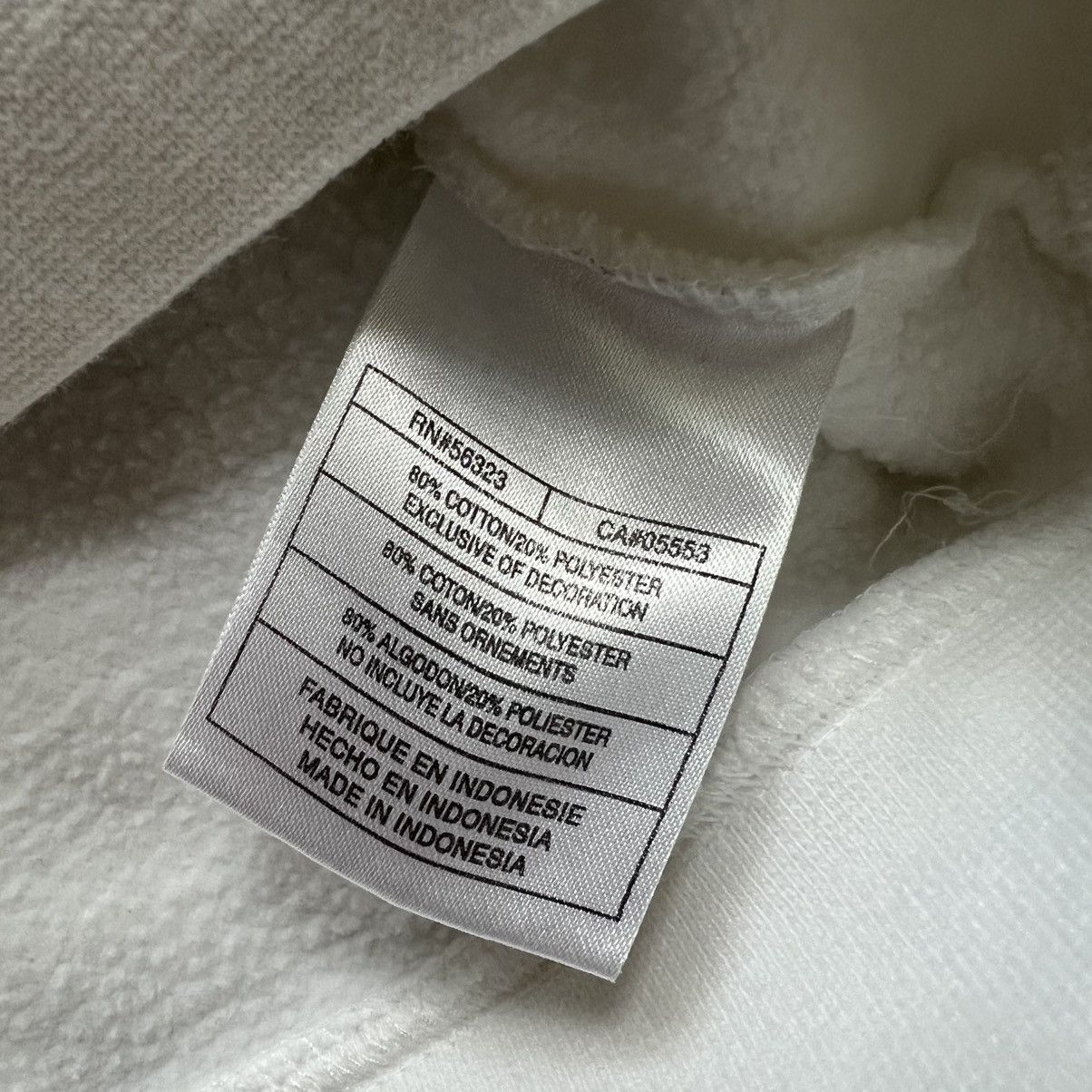 Nike Vintage Y2K Nike White Sportswear Sweatshirt Hoodie Men’s L Size US L / EU 52-54 / 3 - 8 Thumbnail