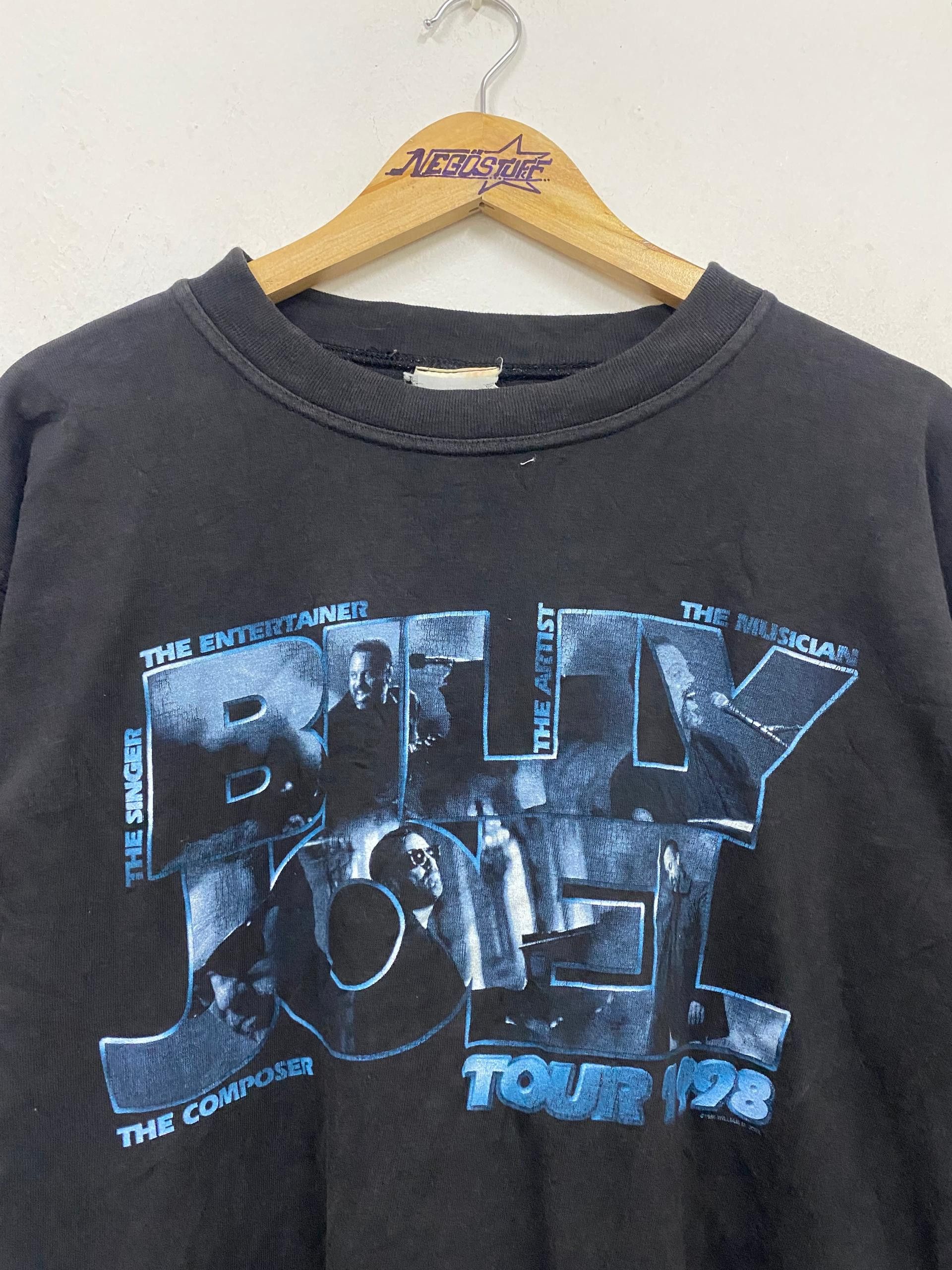 Band Tees Vintage 1998 Billy Joel band t shirt promo tour Size US L / EU 52-54 / 3 - 2 Thumbnail