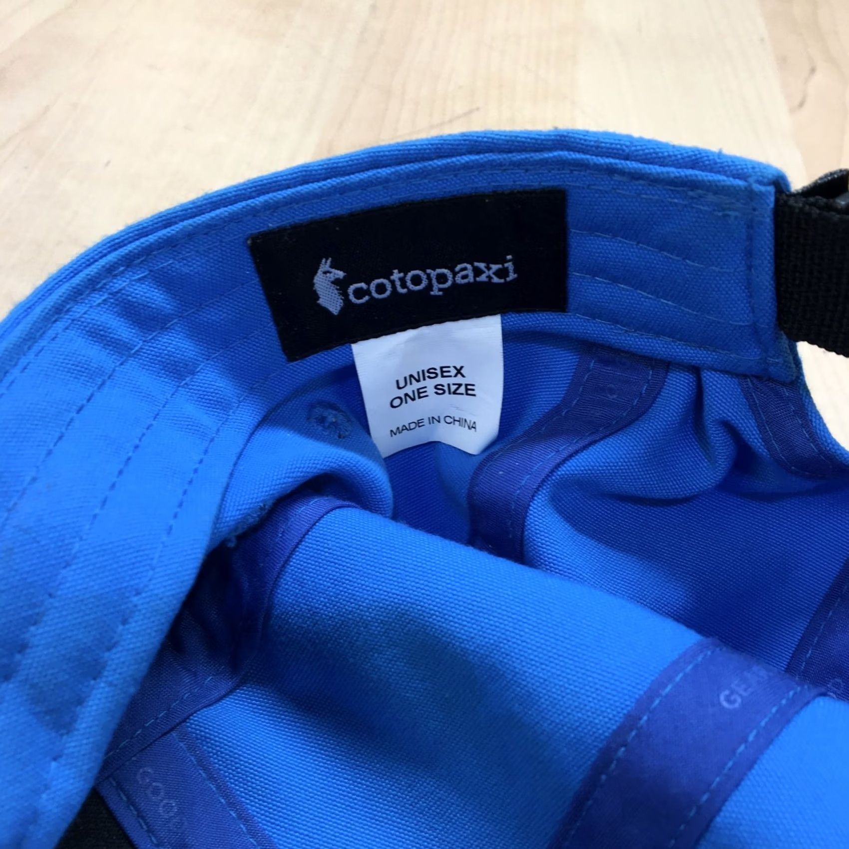 Flylow Cotopaxi 5 Panel Camp Hat Adult Unisex Blue Strapback Patch Outdoors Hiking Hat Size ONE SIZE - 6 Thumbnail