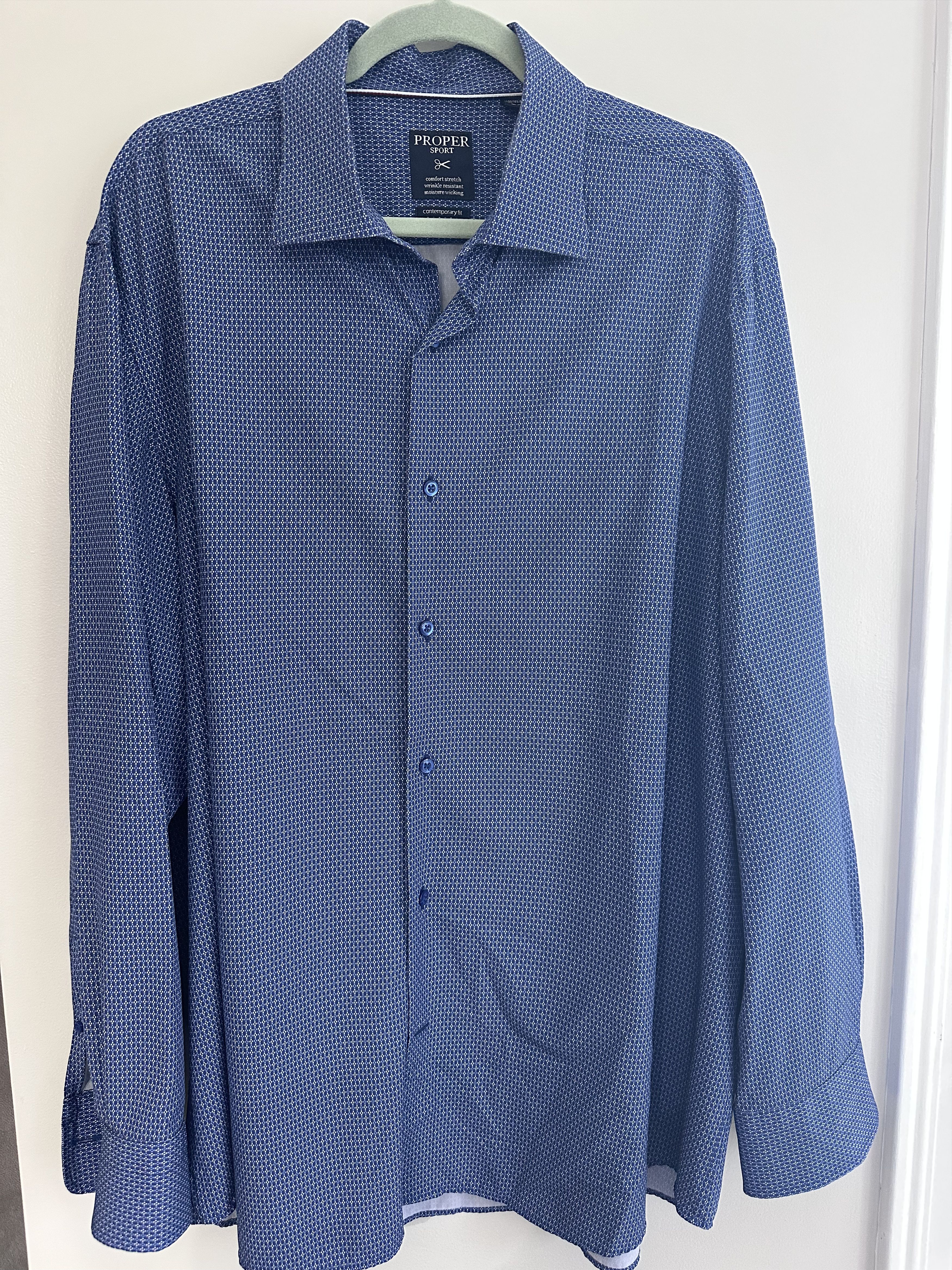 Other Proper Brand Dress Shirt Size US XXL / EU 58 / 5 - 1 Thumbnail