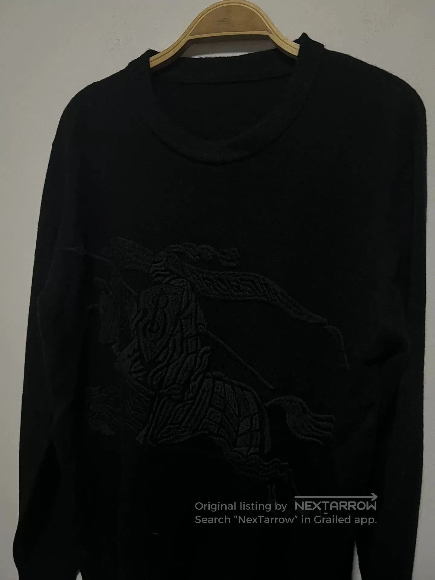Burberry Burberry Men's Sweater with Embroidery. Size US M / EU 48-50 / 2 - 3 Thumbnail