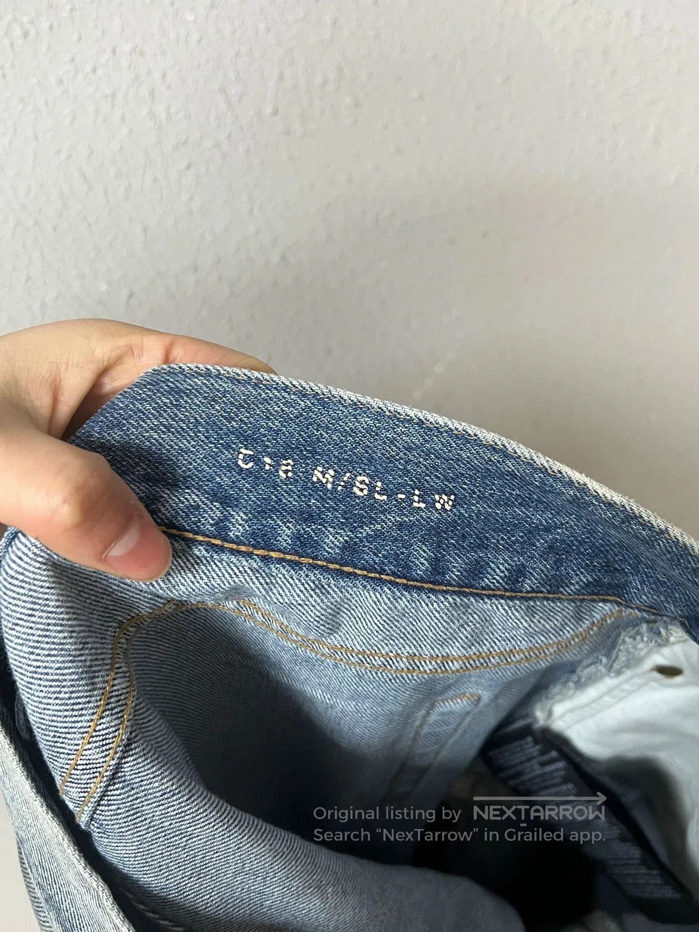 SLY light blue slp angora denim jeans. Size US 32 / EU 48 - 4 Thumbnail