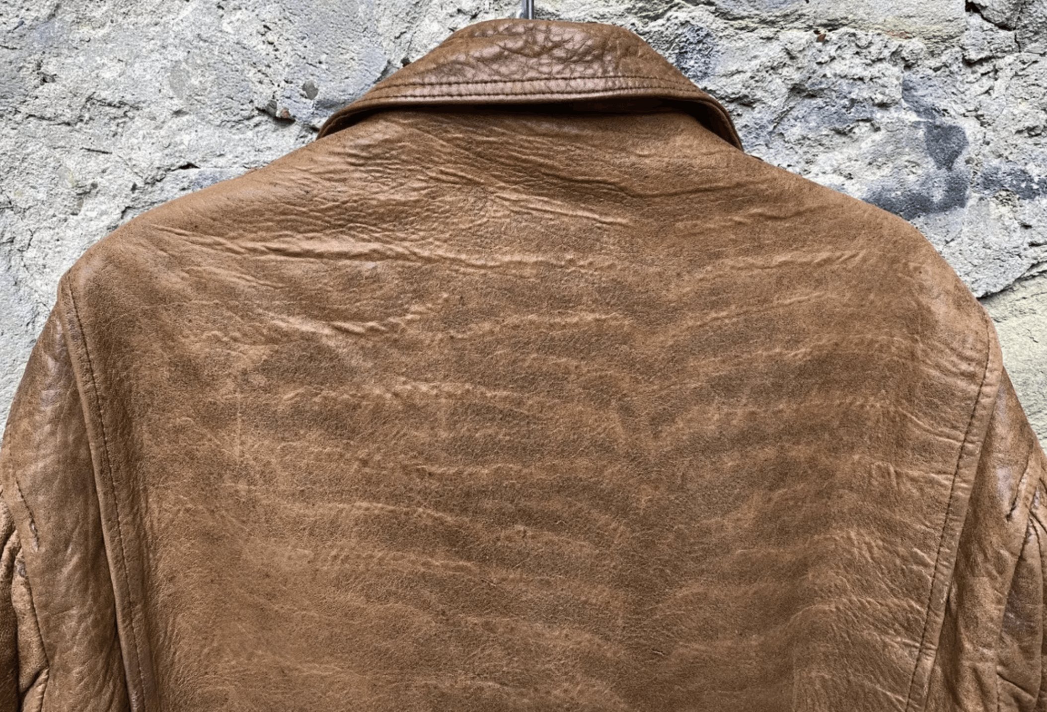 Vintage Vintage 80s Punk Brown Distressed Leather Biker Jacket Size US L / EU 52-54 / 3 - 6 Thumbnail
