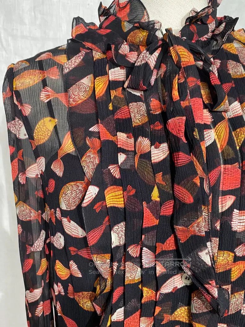 Valentino Valentino Mulberry silk print dress Size M / US 6-8 / IT 42-44 - 3 Thumbnail