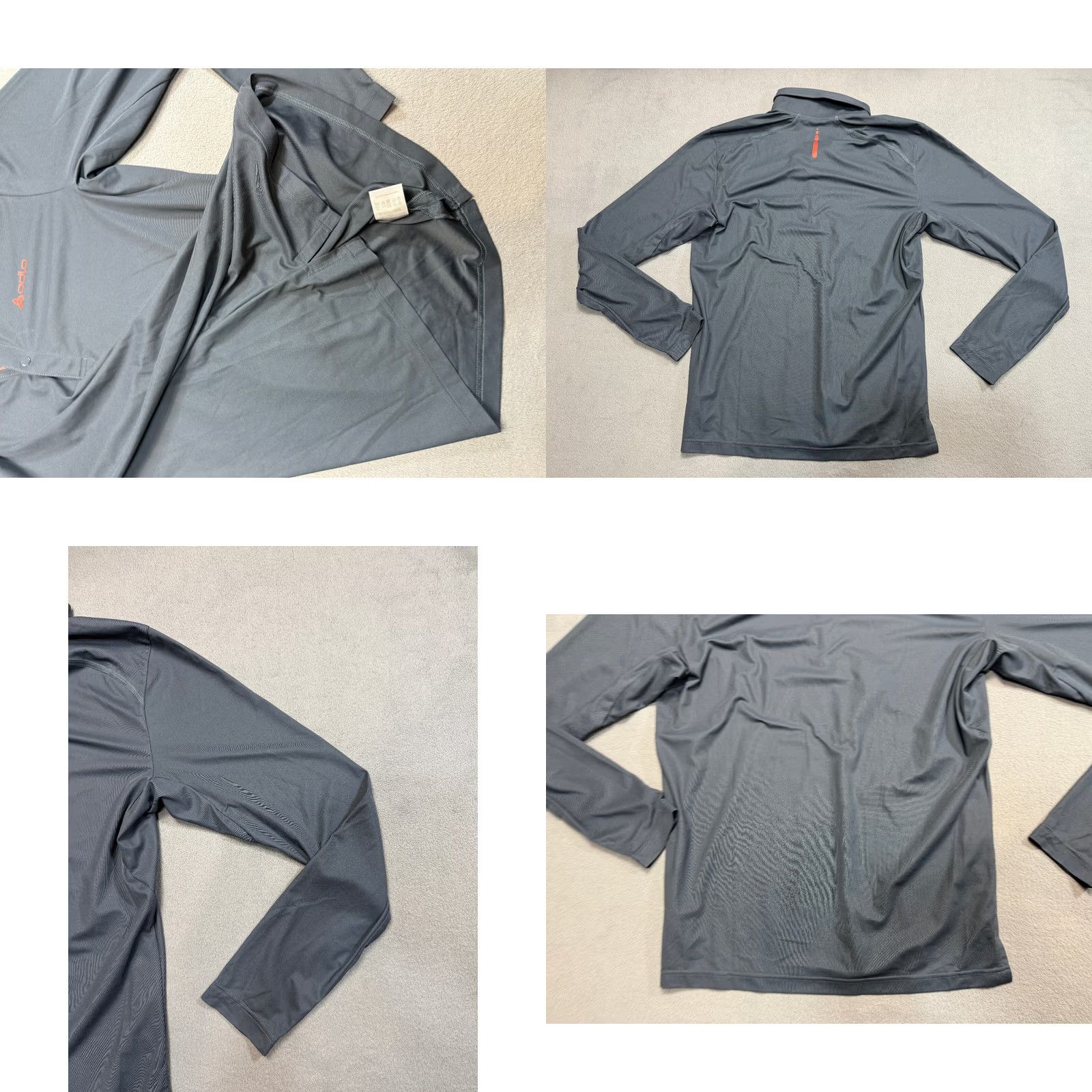 Odlo Odlo Gray training shirt long sleeve mens size L Size US L / EU 52-54 / 3 - 10 Thumbnail
