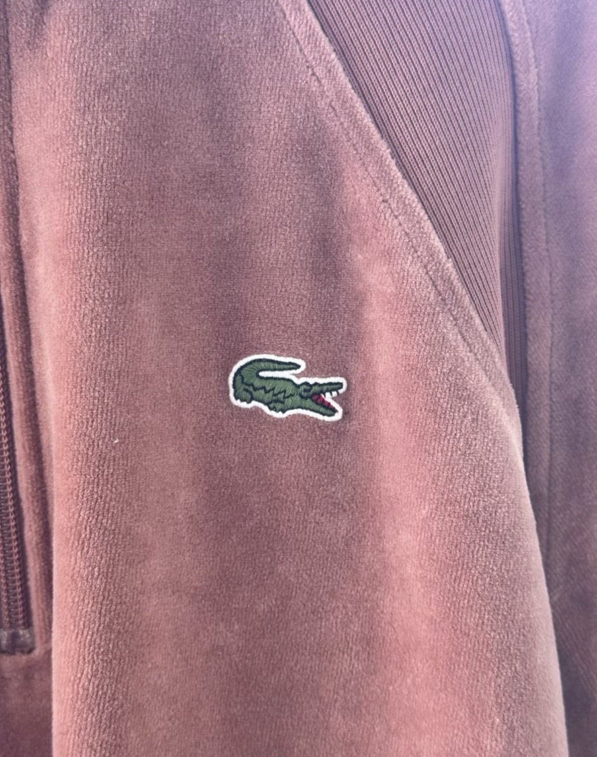 Supreme Supreme x Lacoste Velvet Hoodie K21 Size US L / EU 52-54 / 3 - 2 Thumbnail