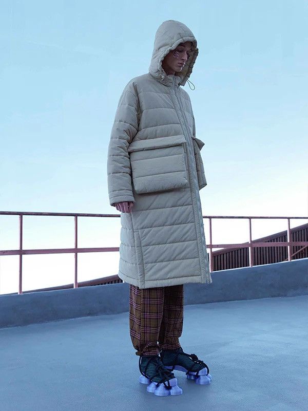 Henrik Vibskov !DS! AW22 Henrik Vibskov Apollo Almond Long Puffer Coat Size US M / EU 48-50 / 2 - 2 Thumbnail